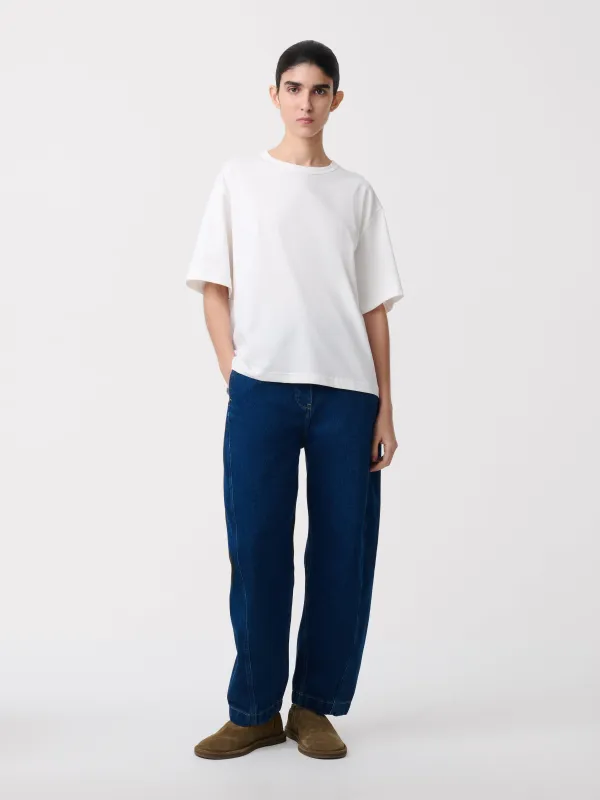 Lee T-Shirt in Optic White sold by Studio Nicholson