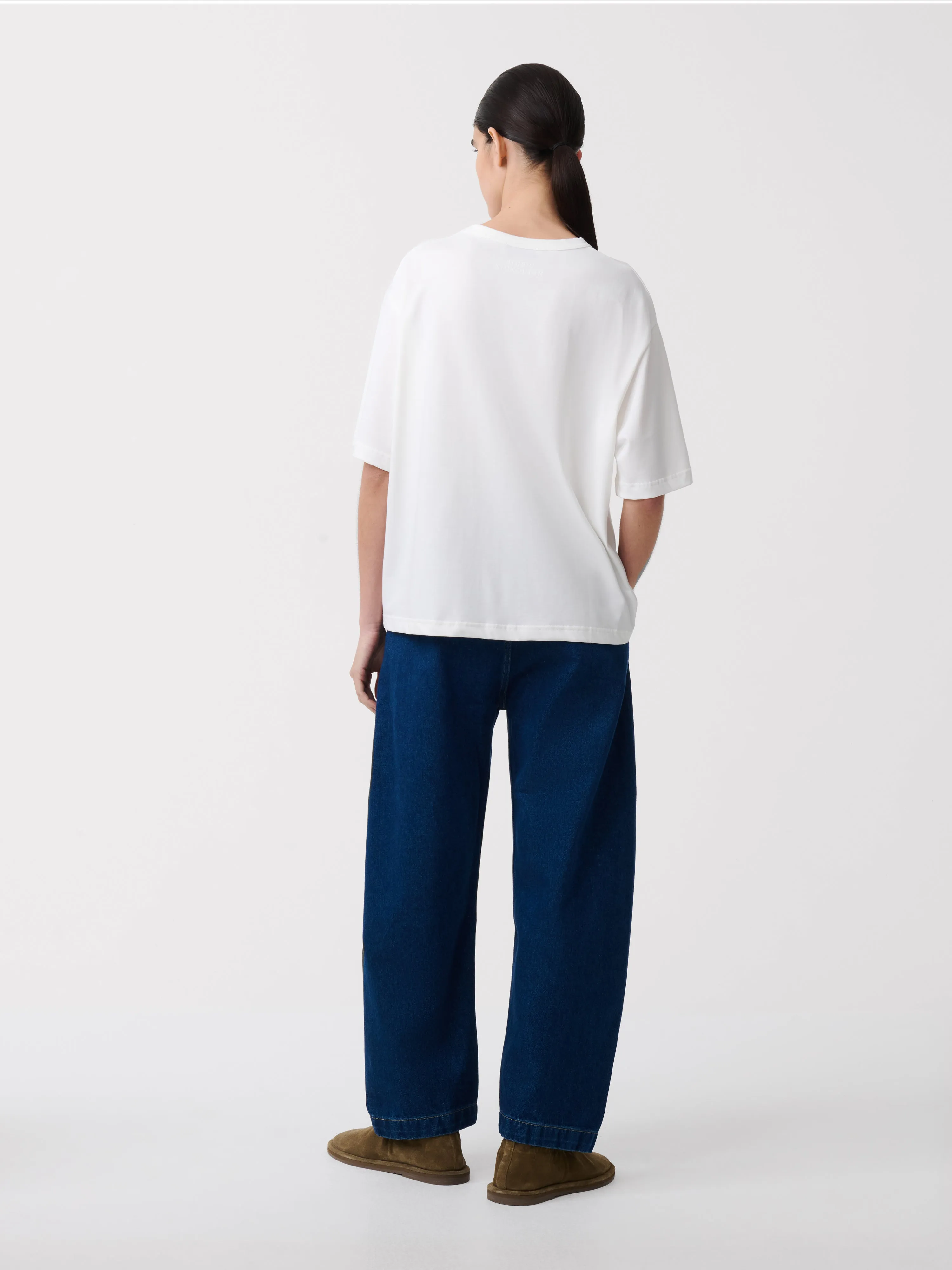 Lee T-Shirt in Optic White sold by Studio Nicholson product image thumbnail 3