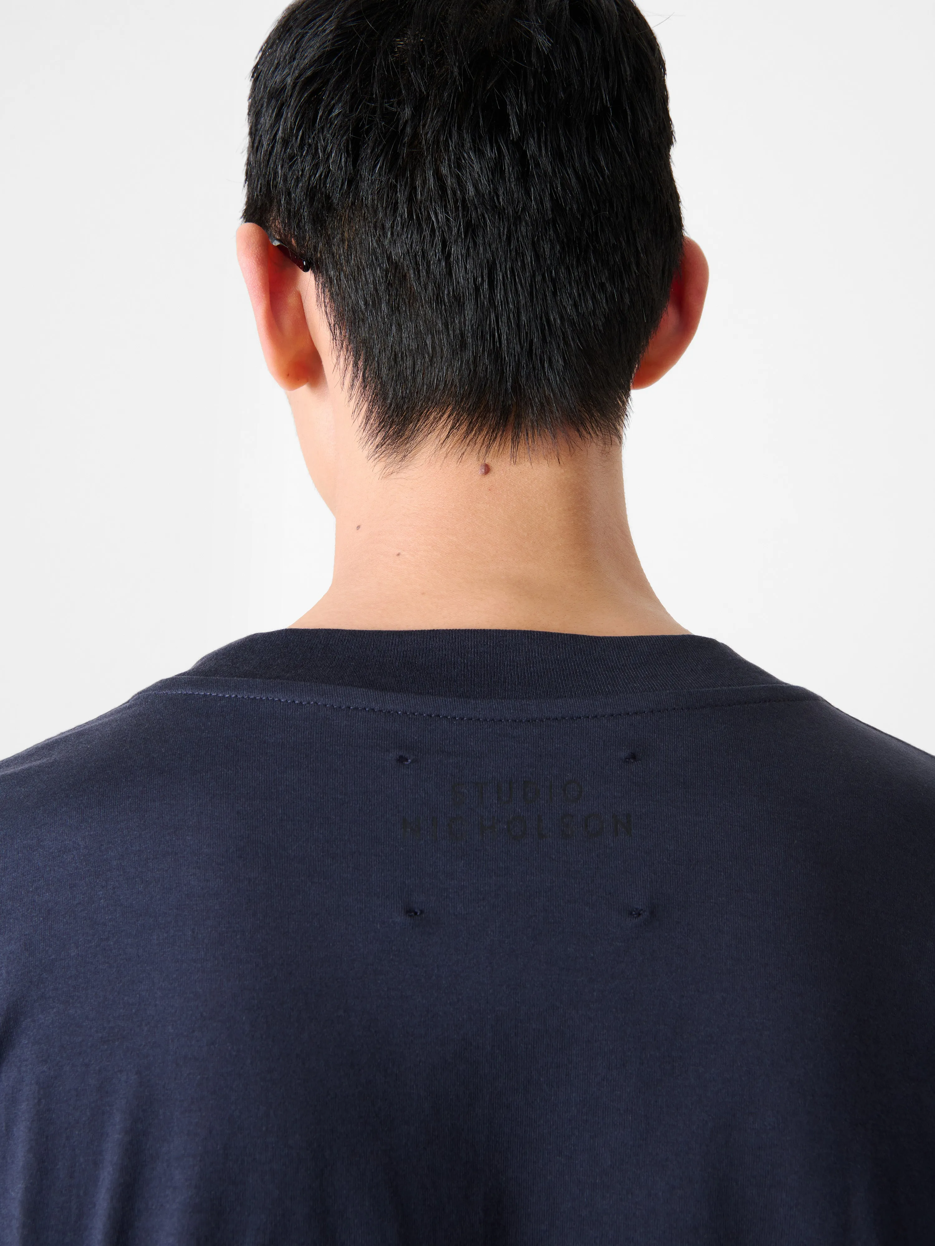 Piu T-Shirt in Darkest Navy sold by Studio Nicholson product image thumbnail 5