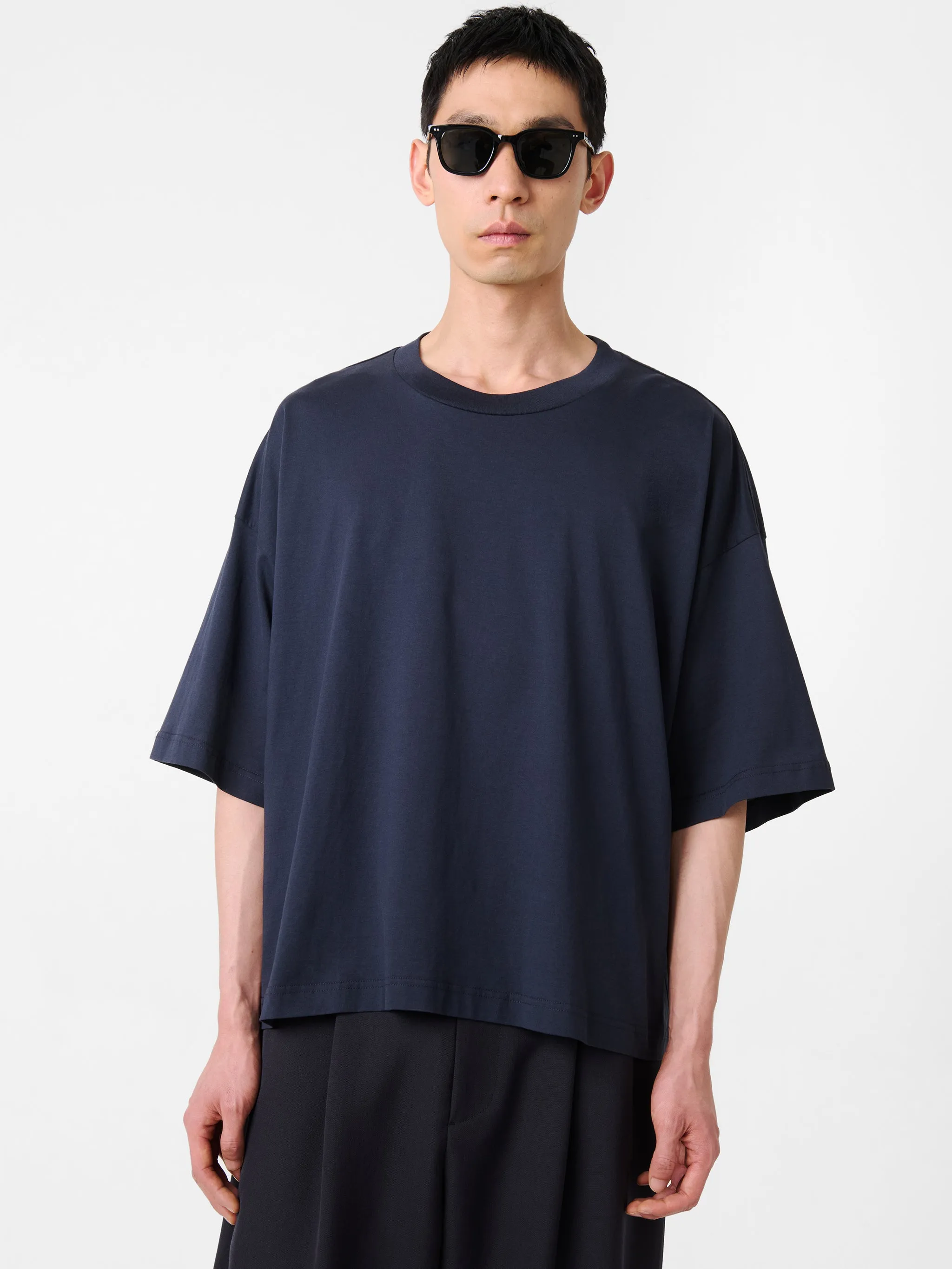 Piu T-Shirt in Darkest Navy sold by Studio Nicholson product image thumbnail 4