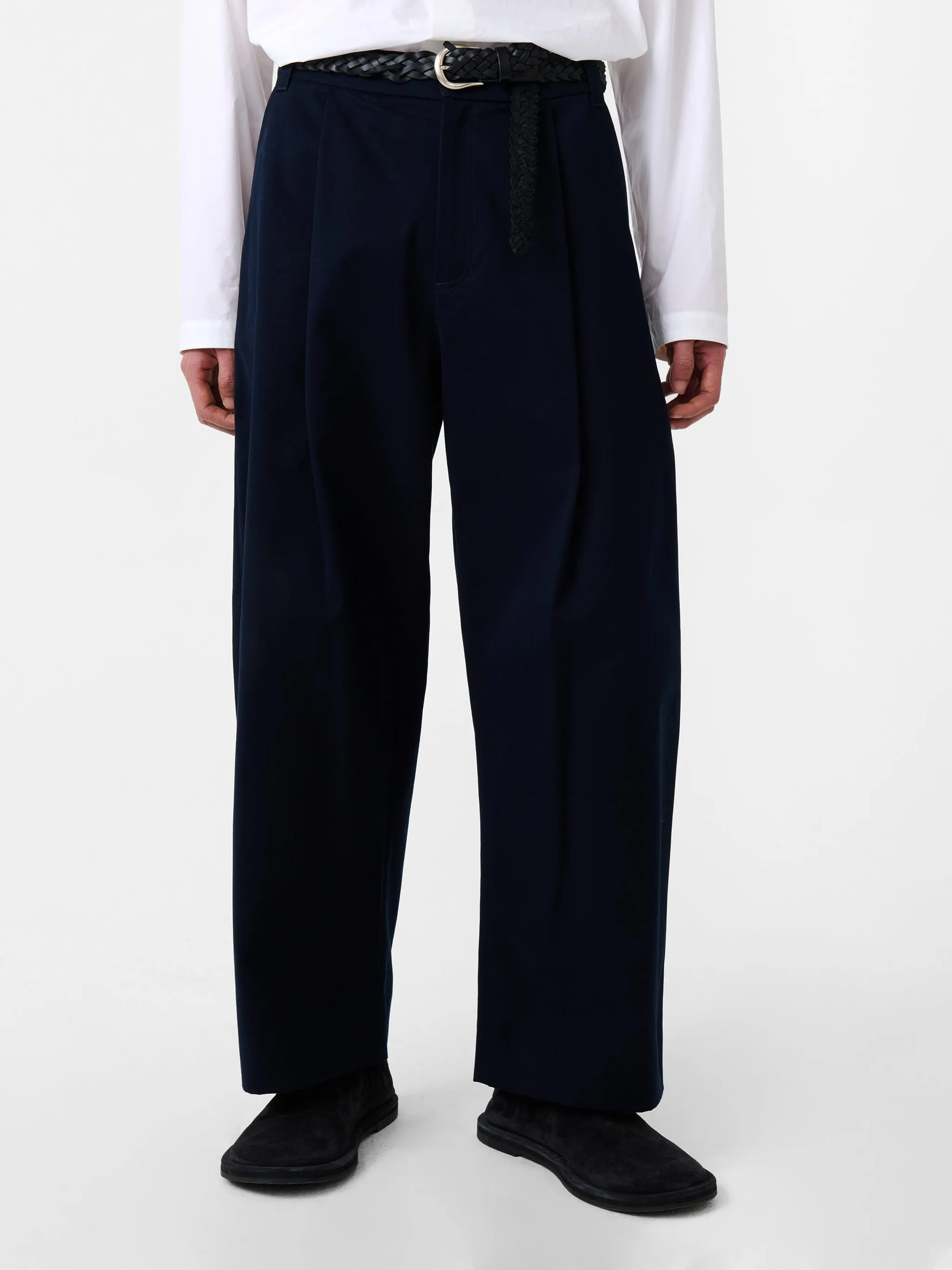 Sorte Pant in Dark Navy sold by Studio Nicholson product image thumbnail 4