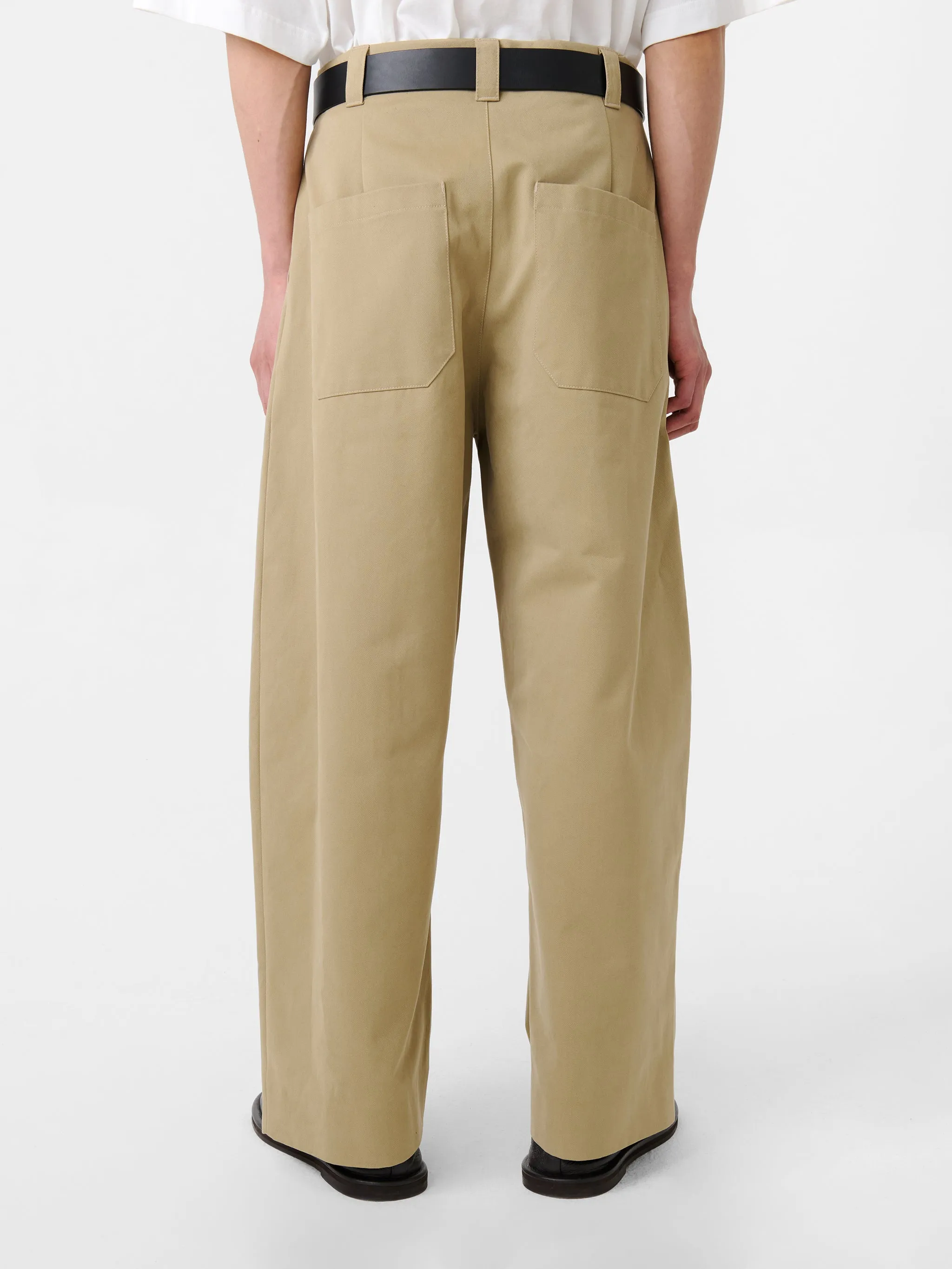 Sorte Pant in Tan sold by Studio Nicholson product image thumbnail 5