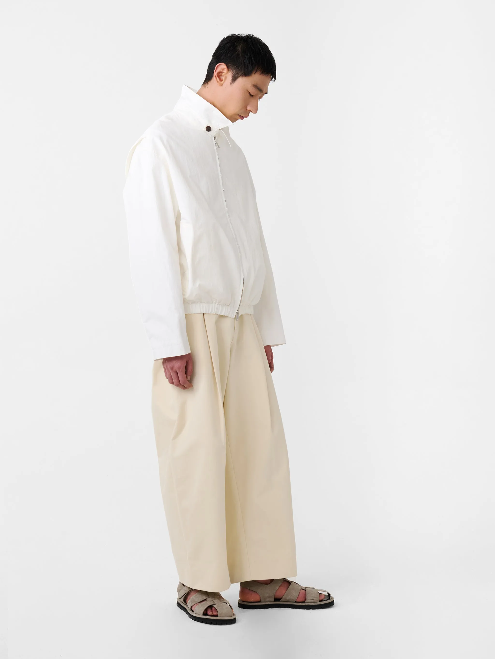 Sorte Pant in Cream sold by Studio Nicholson product image thumbnail 4