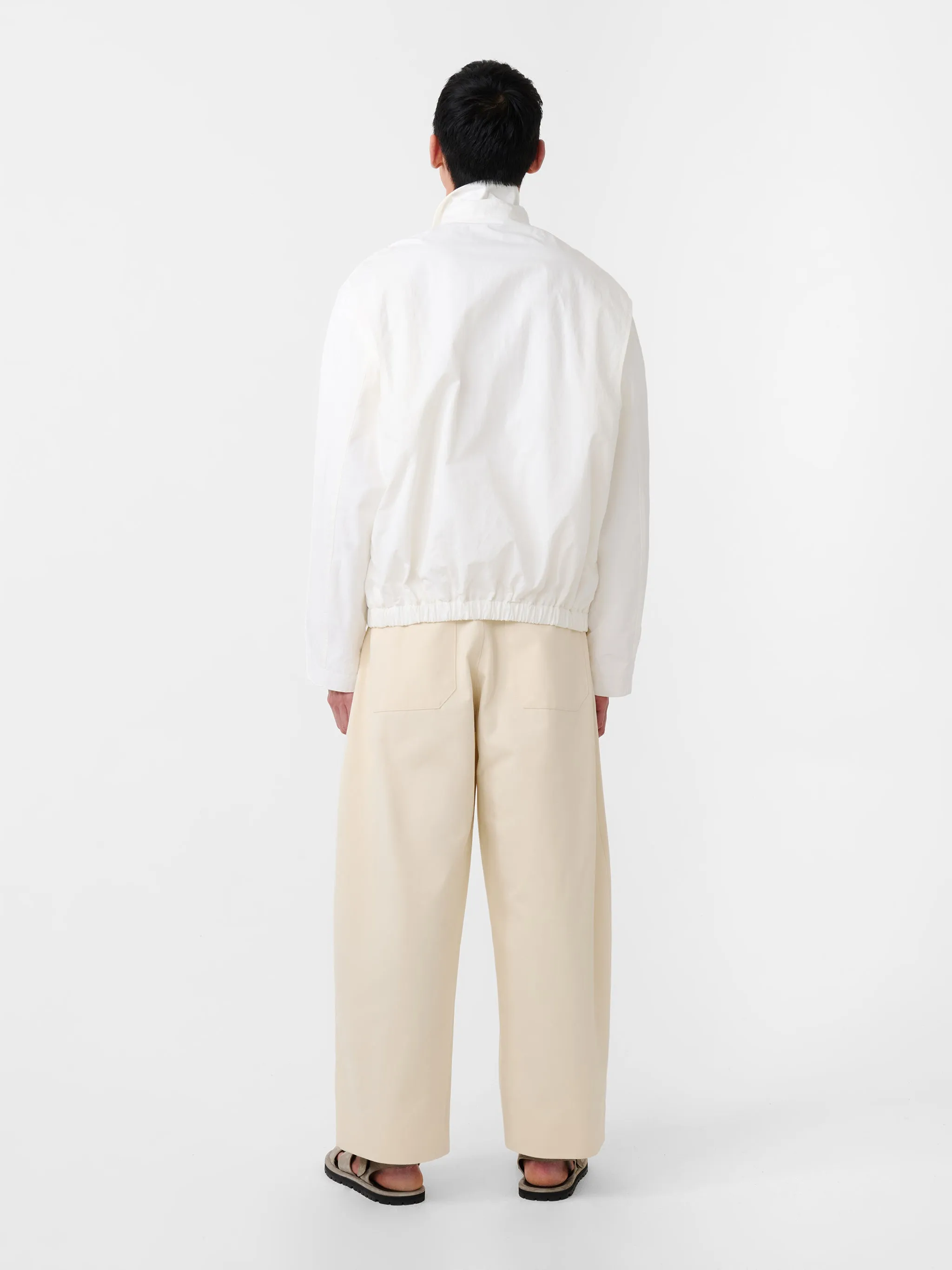 Sorte Pant in Cream sold by Studio Nicholson product image thumbnail 5