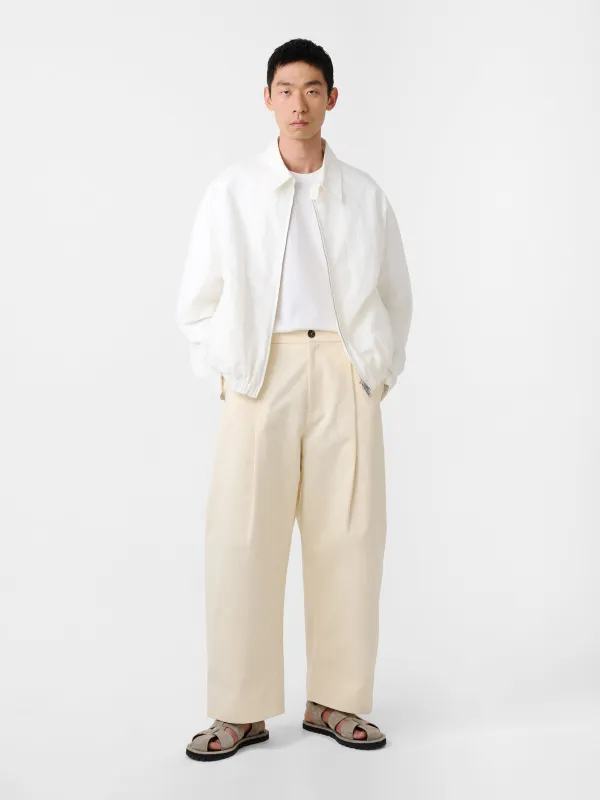 Sorte Pant in Cream sold by Studio Nicholson