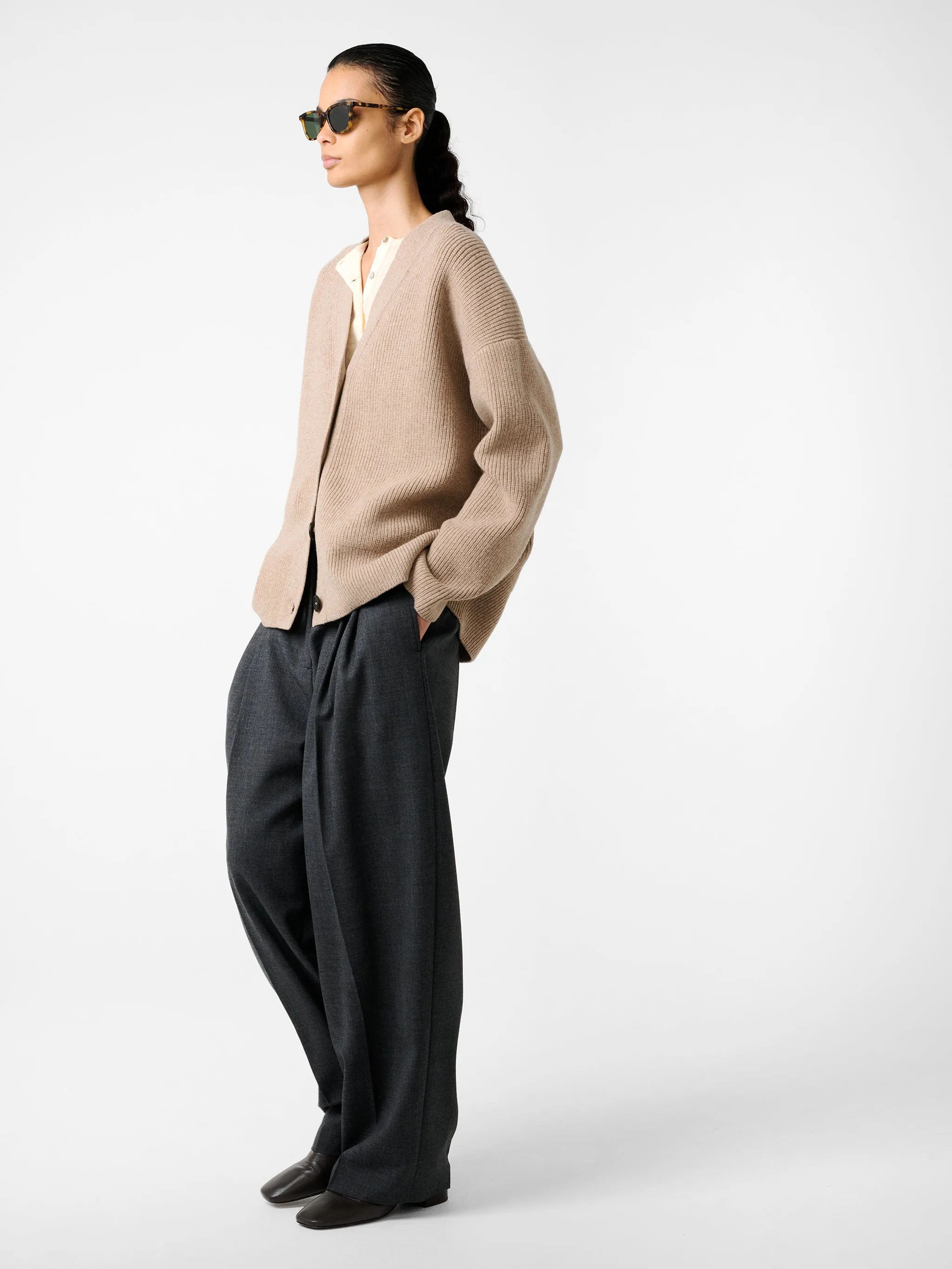 Whitt Knit in Oatmeal sold by Studio Nicholson product image thumbnail 4