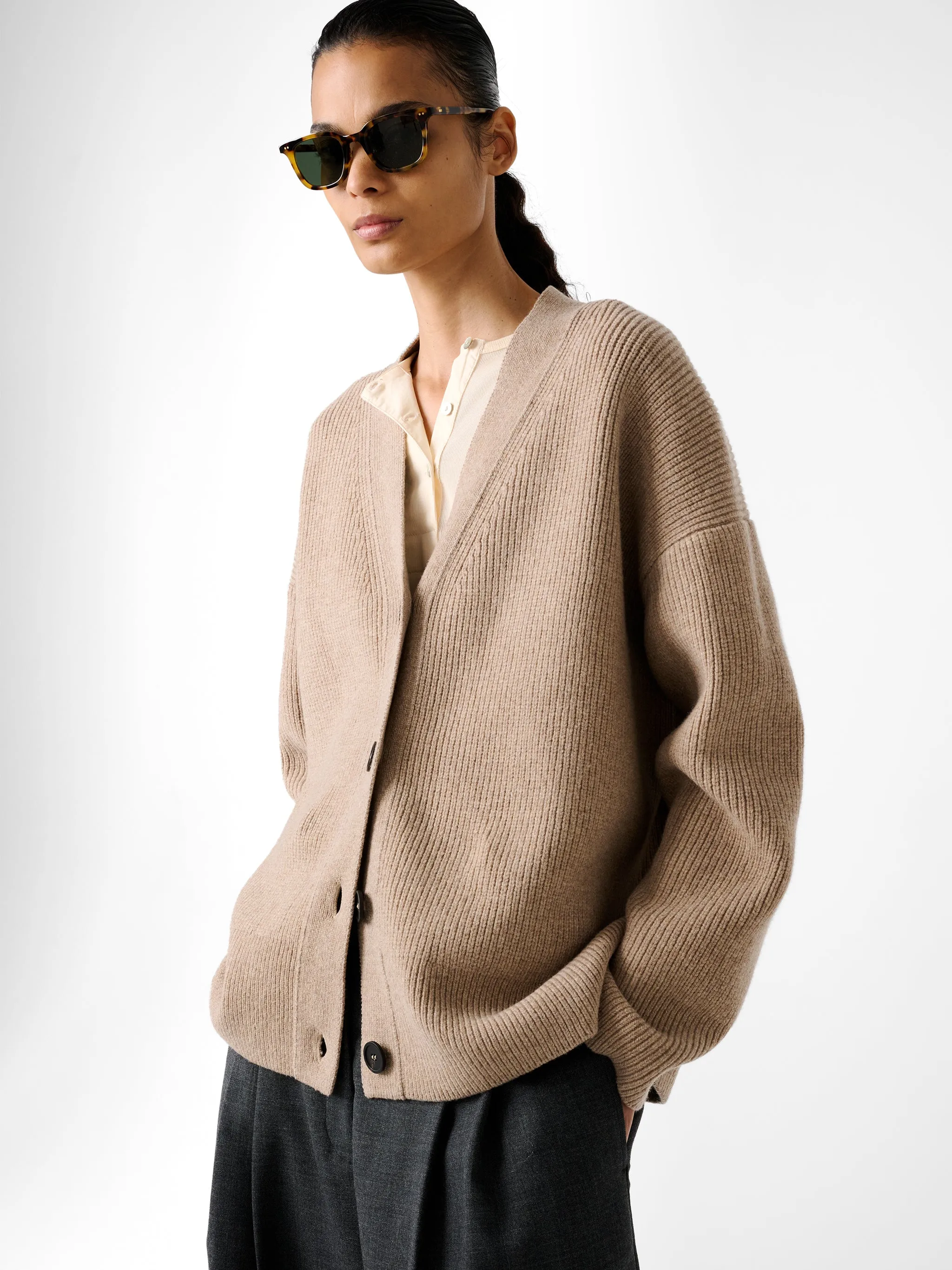 Whitt Knit in Oatmeal sold by Studio Nicholson product image thumbnail 5