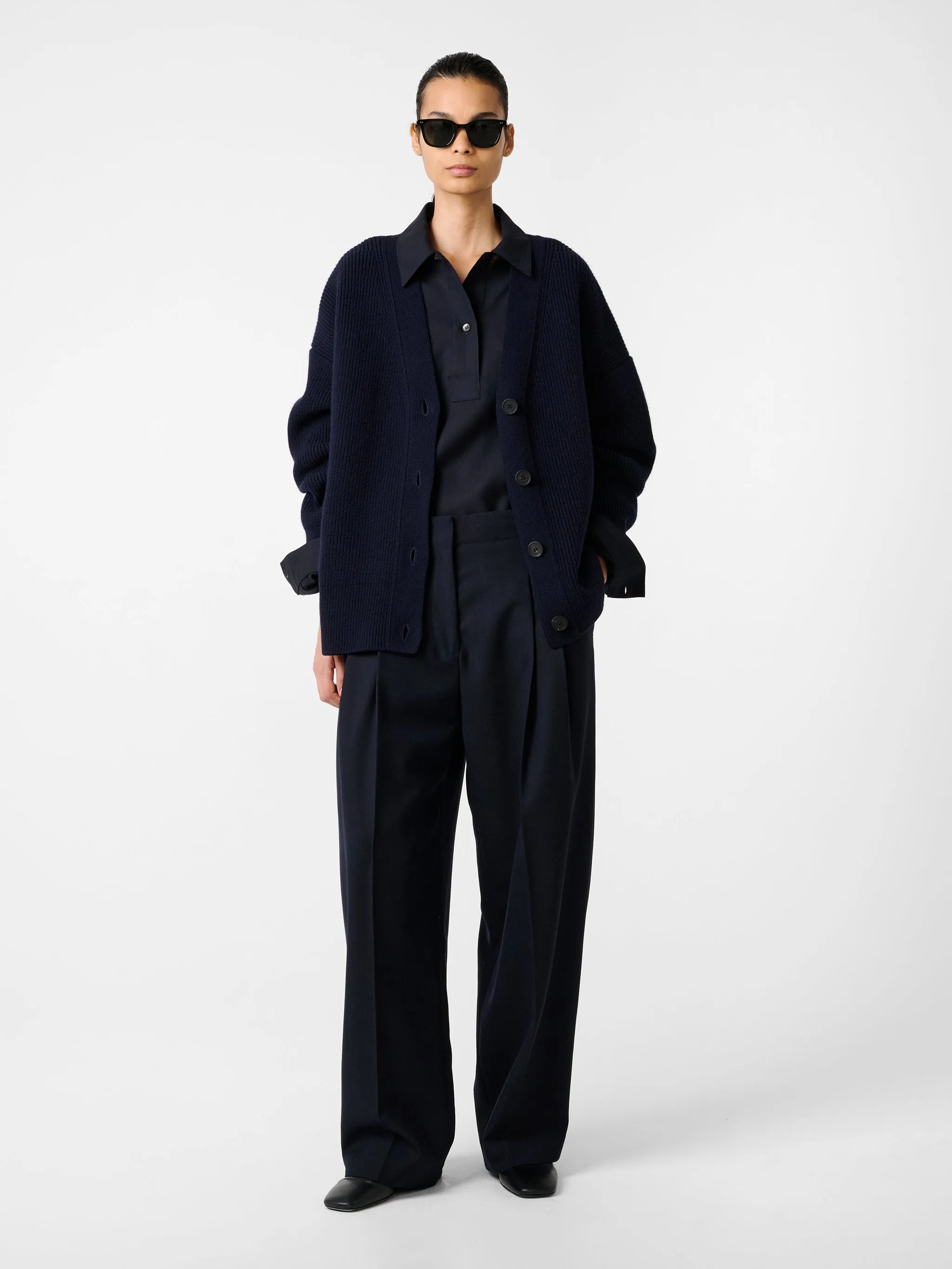 Whitt Knit in Darkest Navy sold by Studio Nicholson product image thumbnail 3