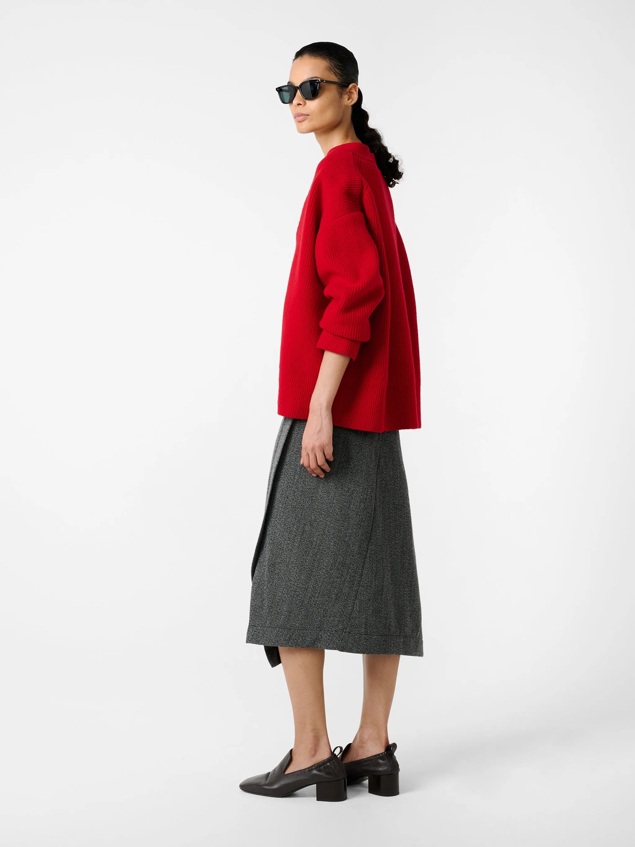 Whitt Knit in Crimson sold by Studio Nicholson product image thumbnail 2