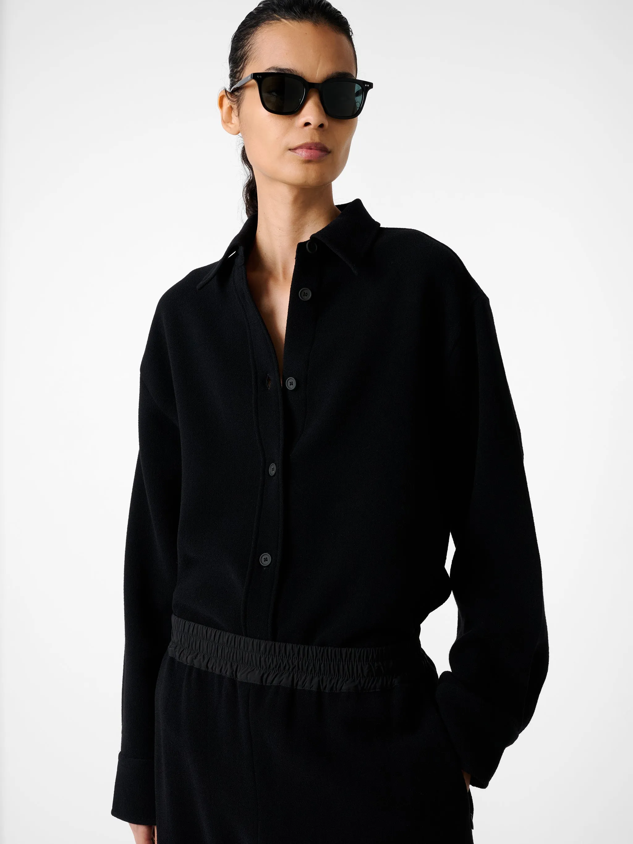 Santini Shirt in Black sold by Studio Nicholson product image thumbnail 4