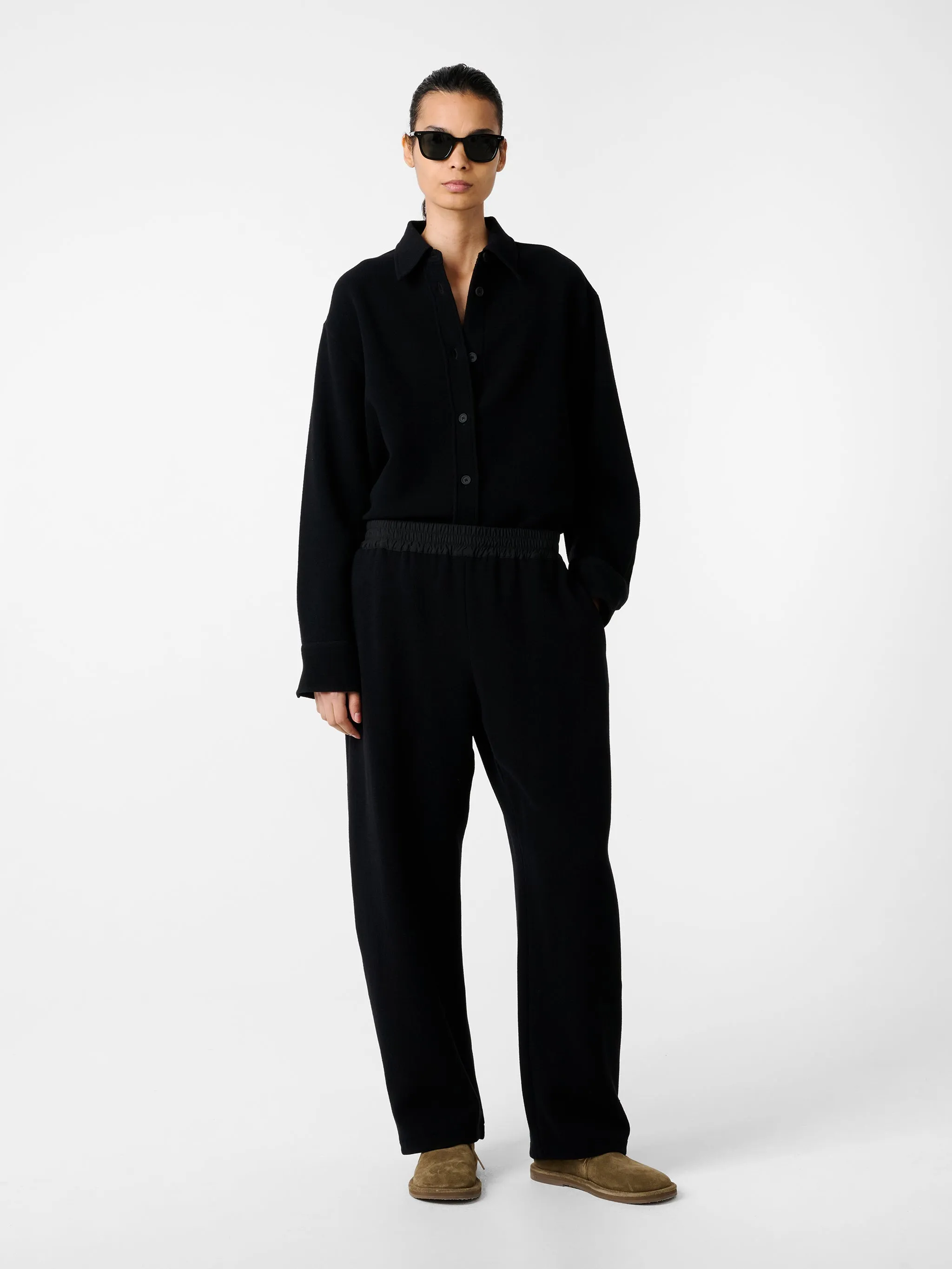 Santini Shirt in Black sold by Studio Nicholson