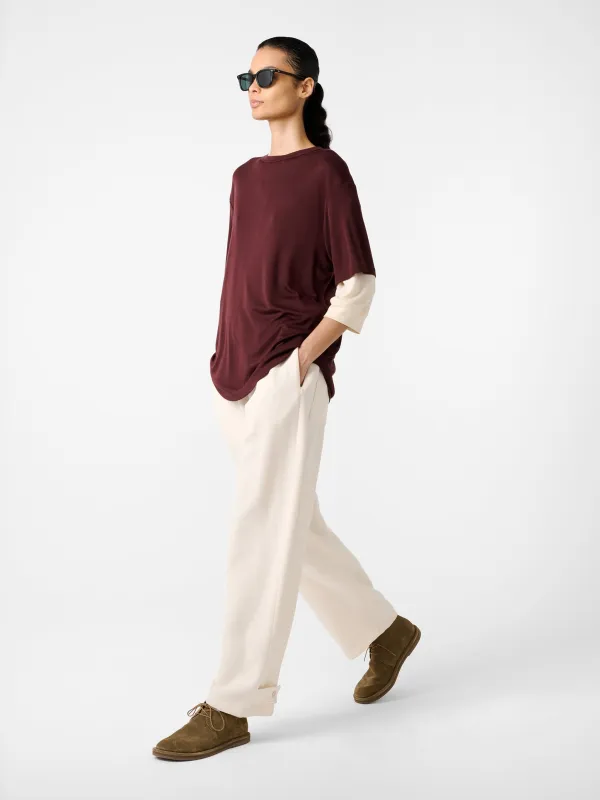 Rond T-Shirt in Rouge sold by Studio Nicholson