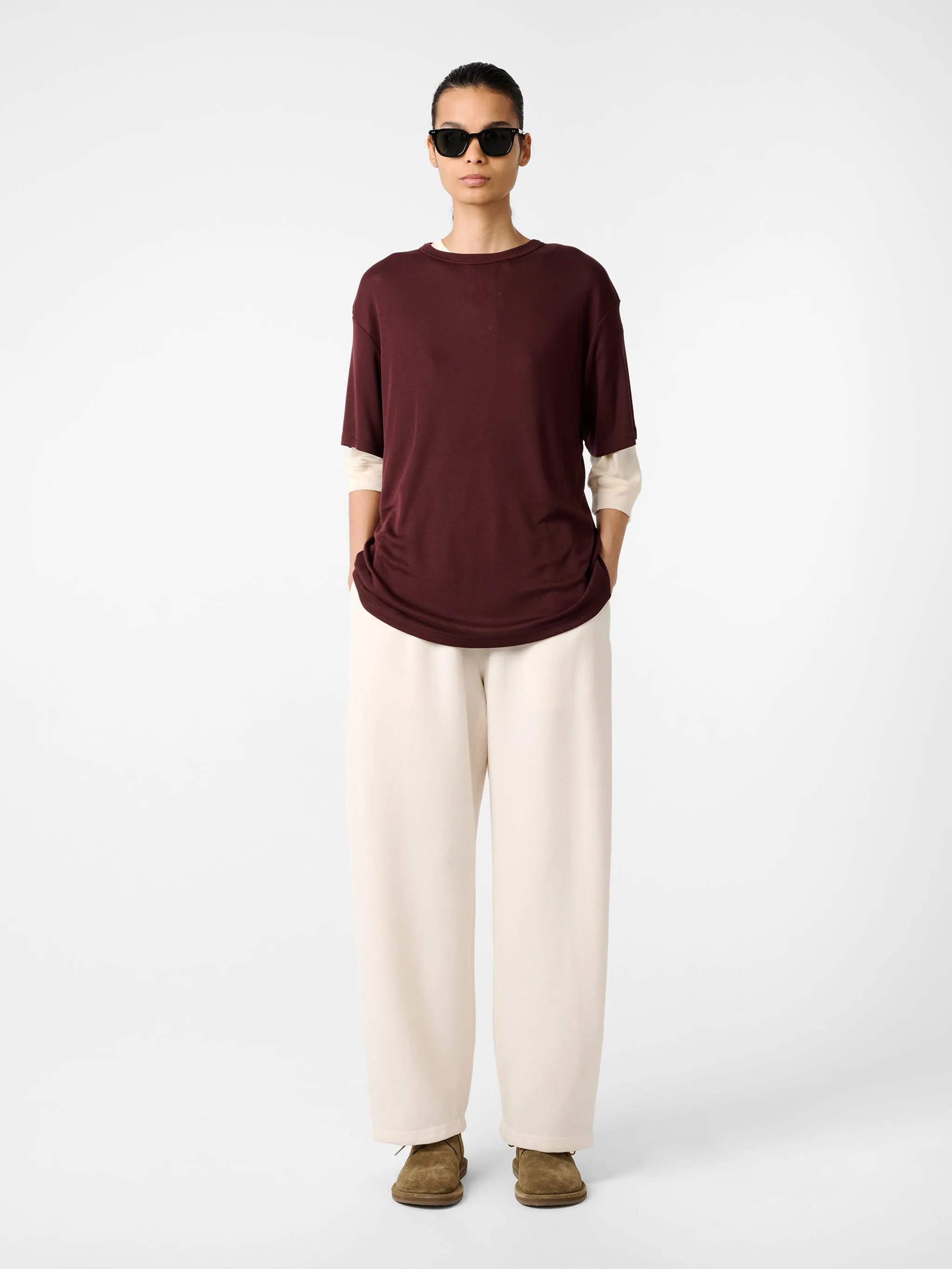 Rond T-Shirt in Rouge sold by Studio Nicholson product image thumbnail 2