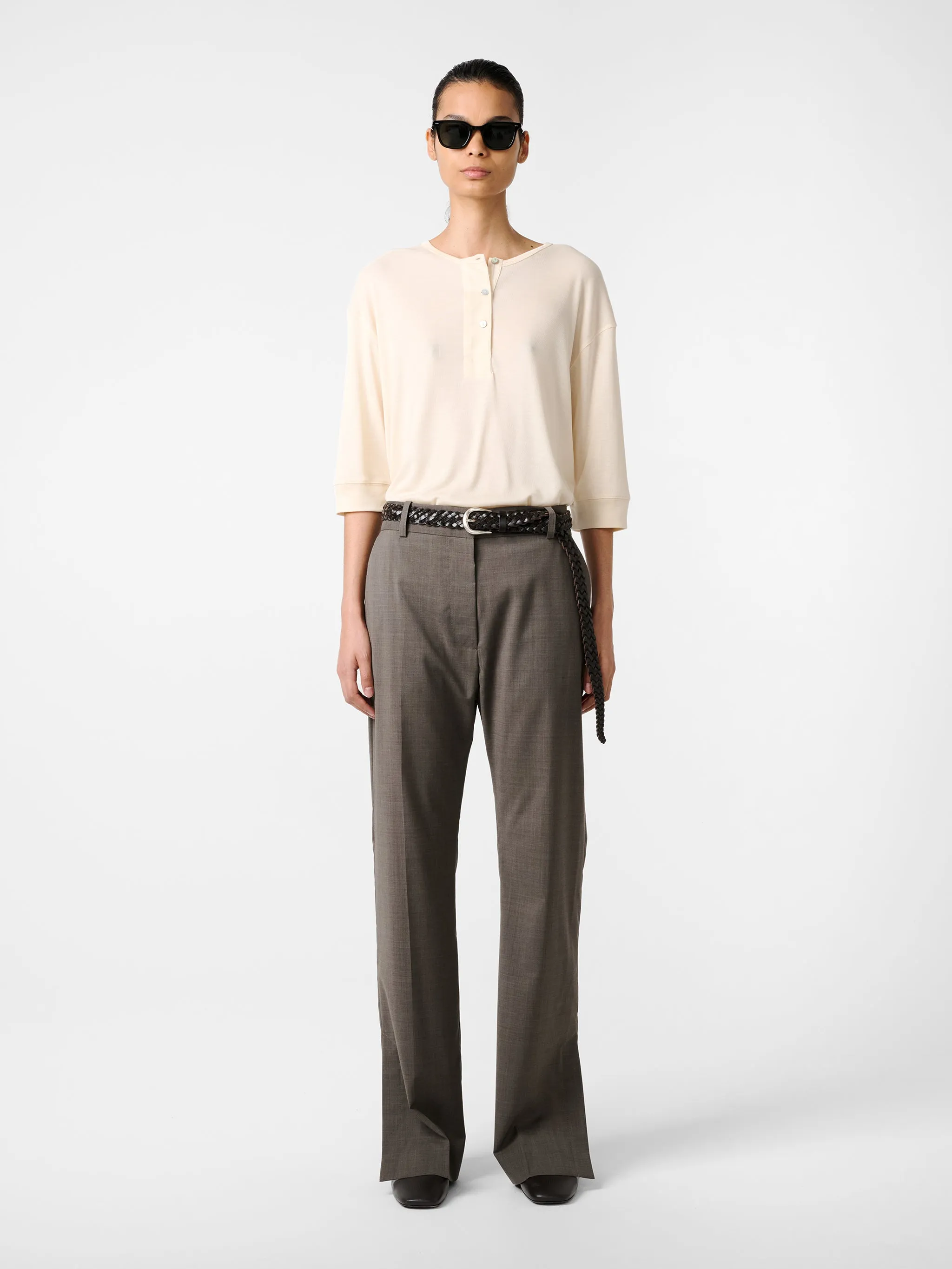 Mitra Pant in Melange sold by Studio Nicholson product image thumbnail 2