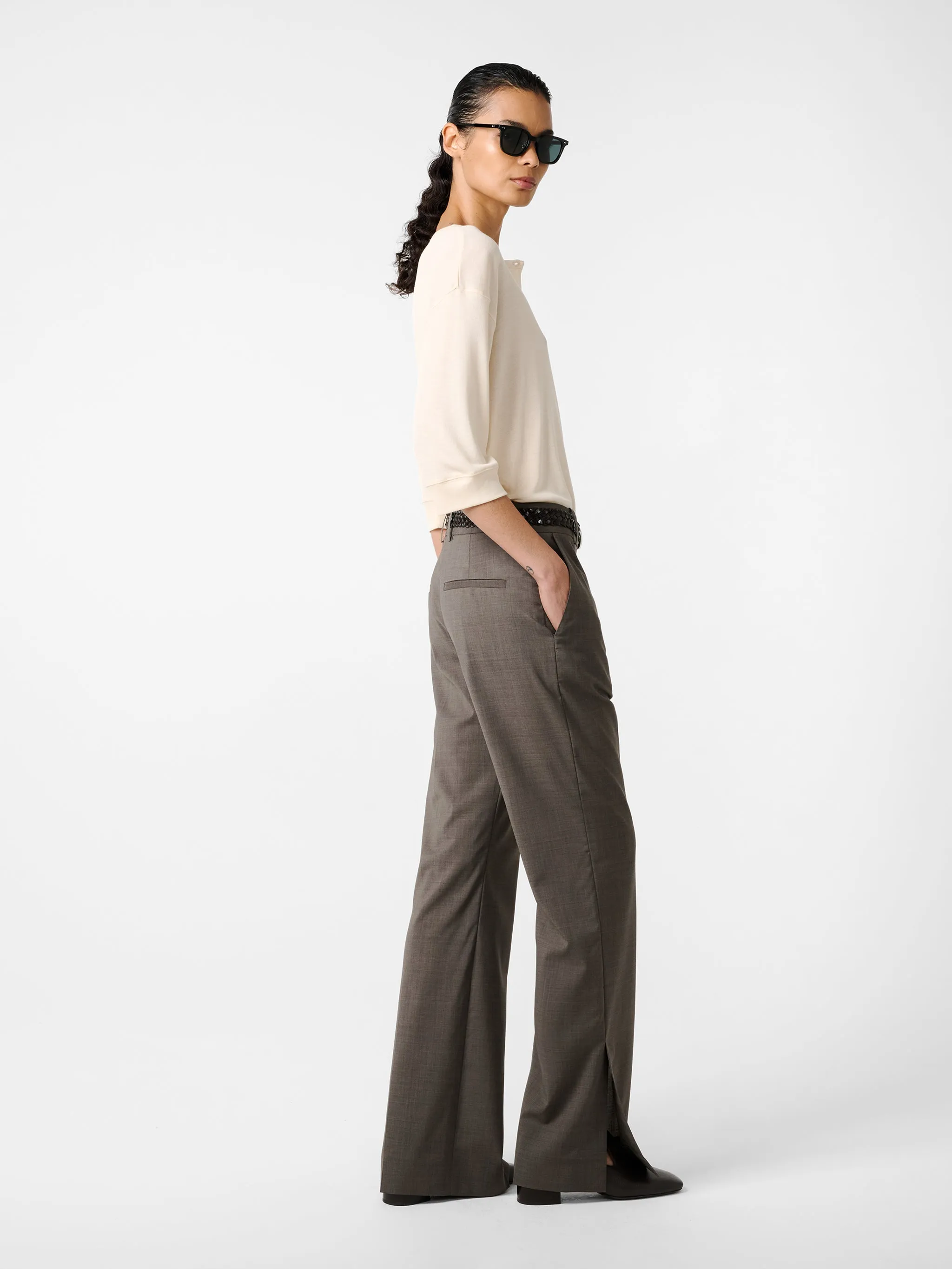 Mitra Pant in Melange sold by Studio Nicholson