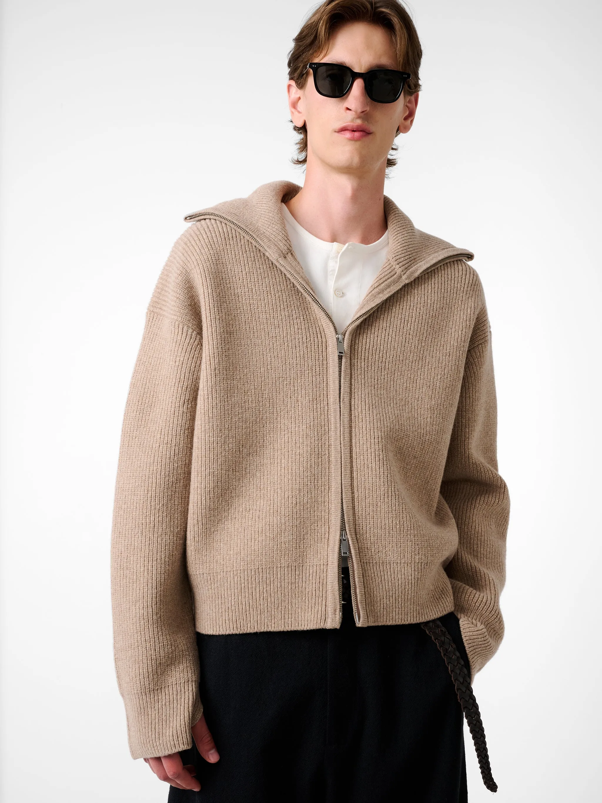 Sandos Knit in Oatmeal sold by Studio Nicholson product image thumbnail 2