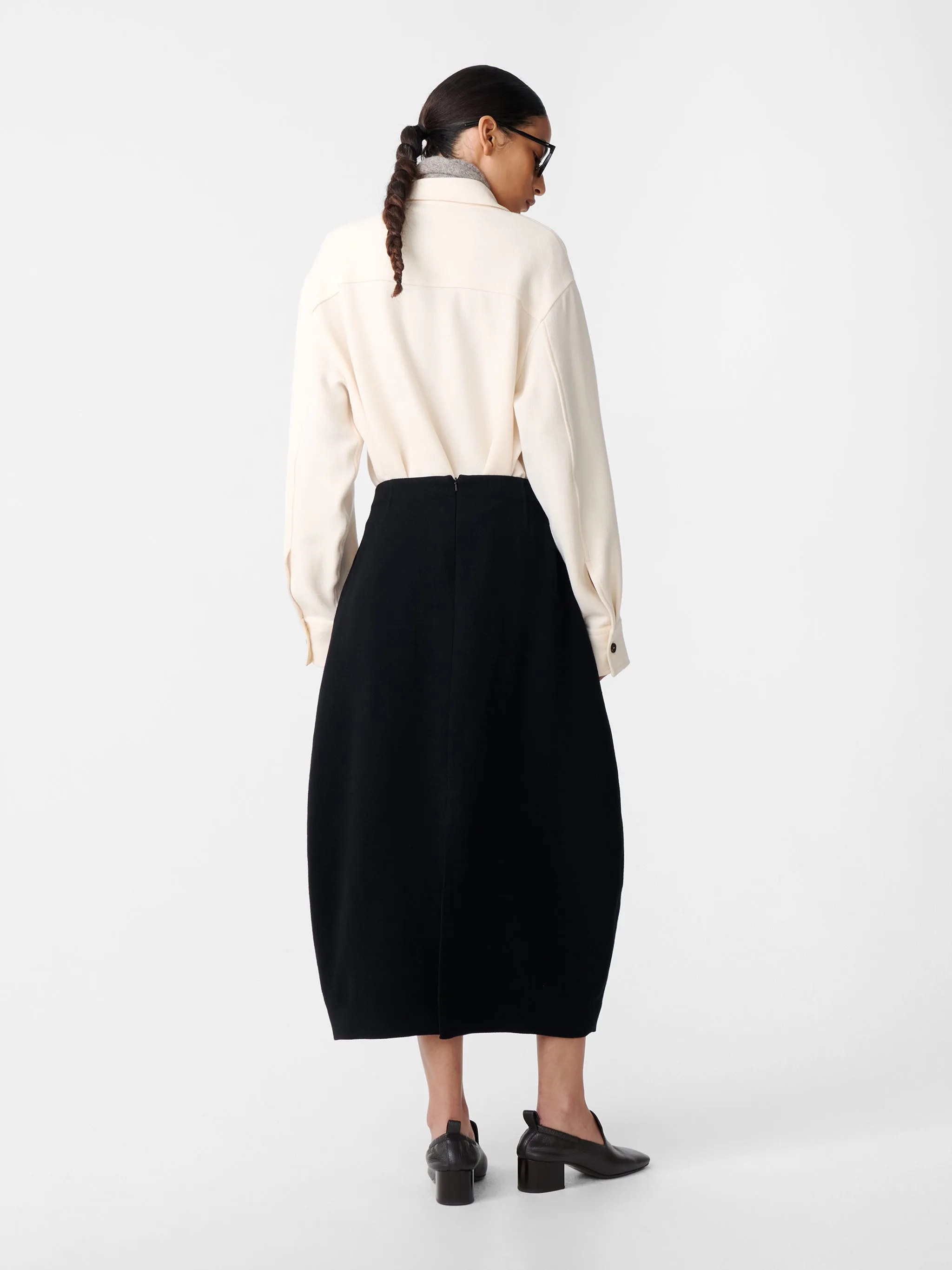 Aru Skirt in Black sold by Studio Nicholson product image thumbnail 4