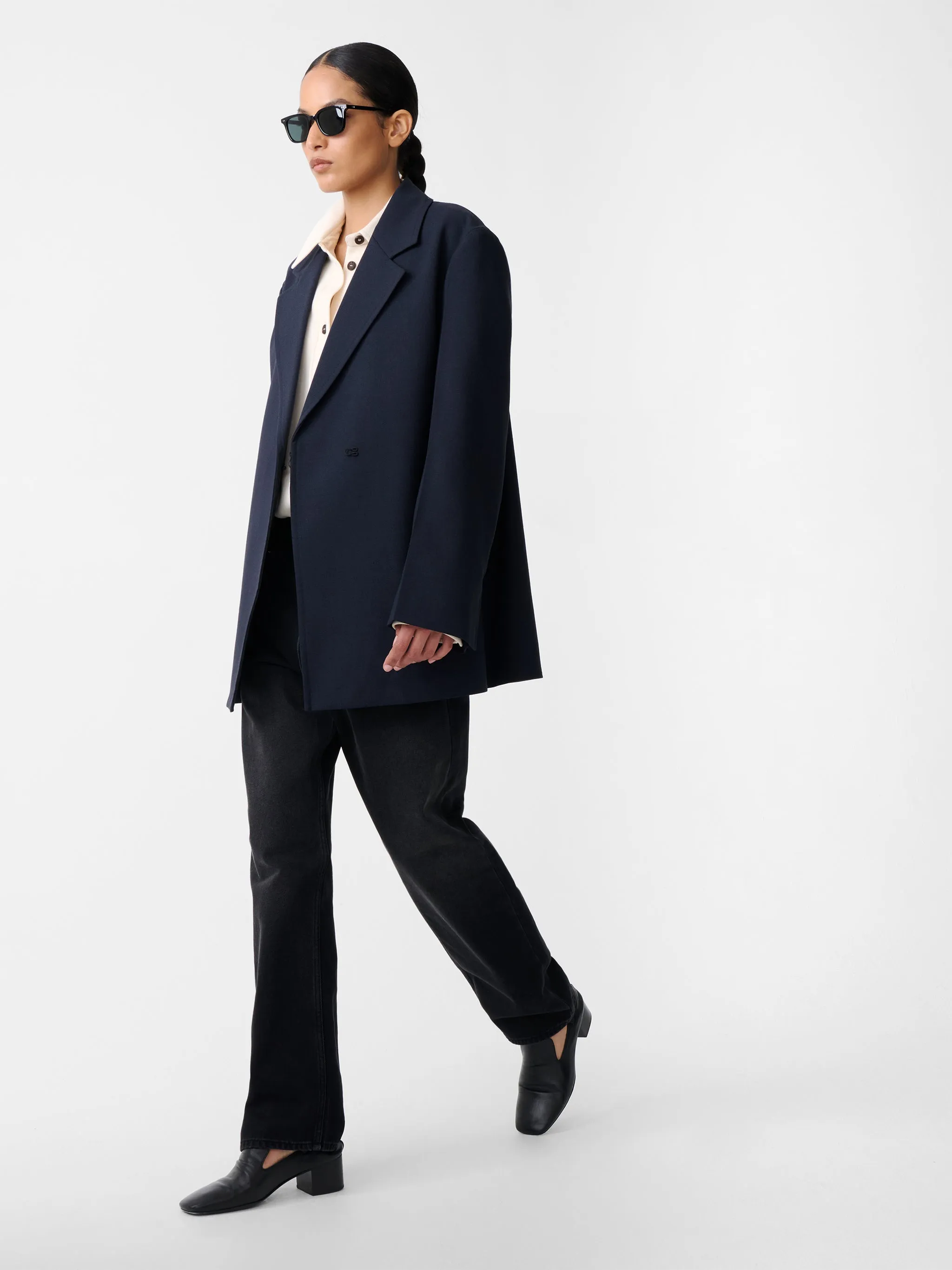 Araz Jacket in Darkest Navy sold by Studio Nicholson product image thumbnail 3