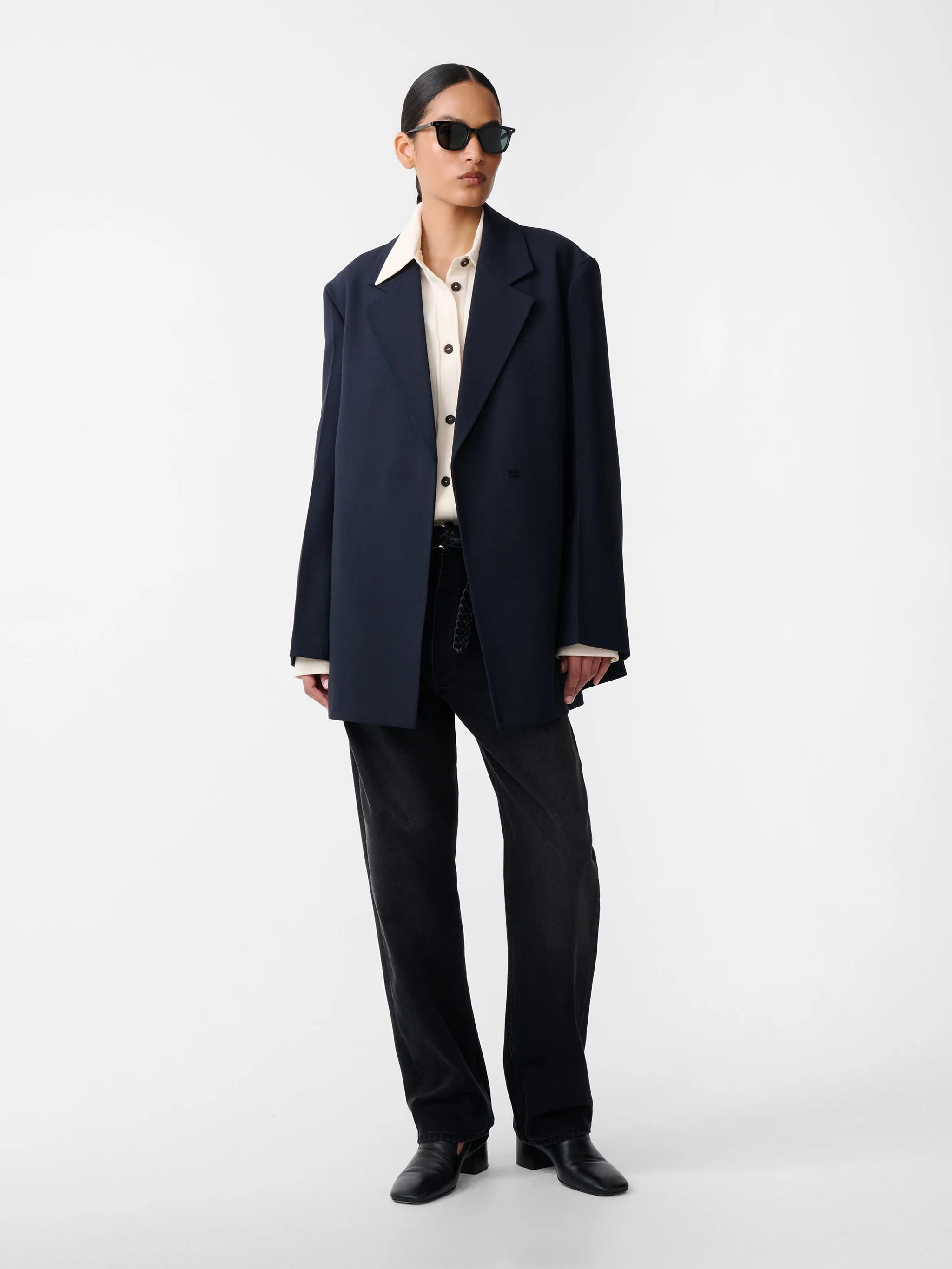 Araz Jacket in Darkest Navy sold by Studio Nicholson product image thumbnail 4