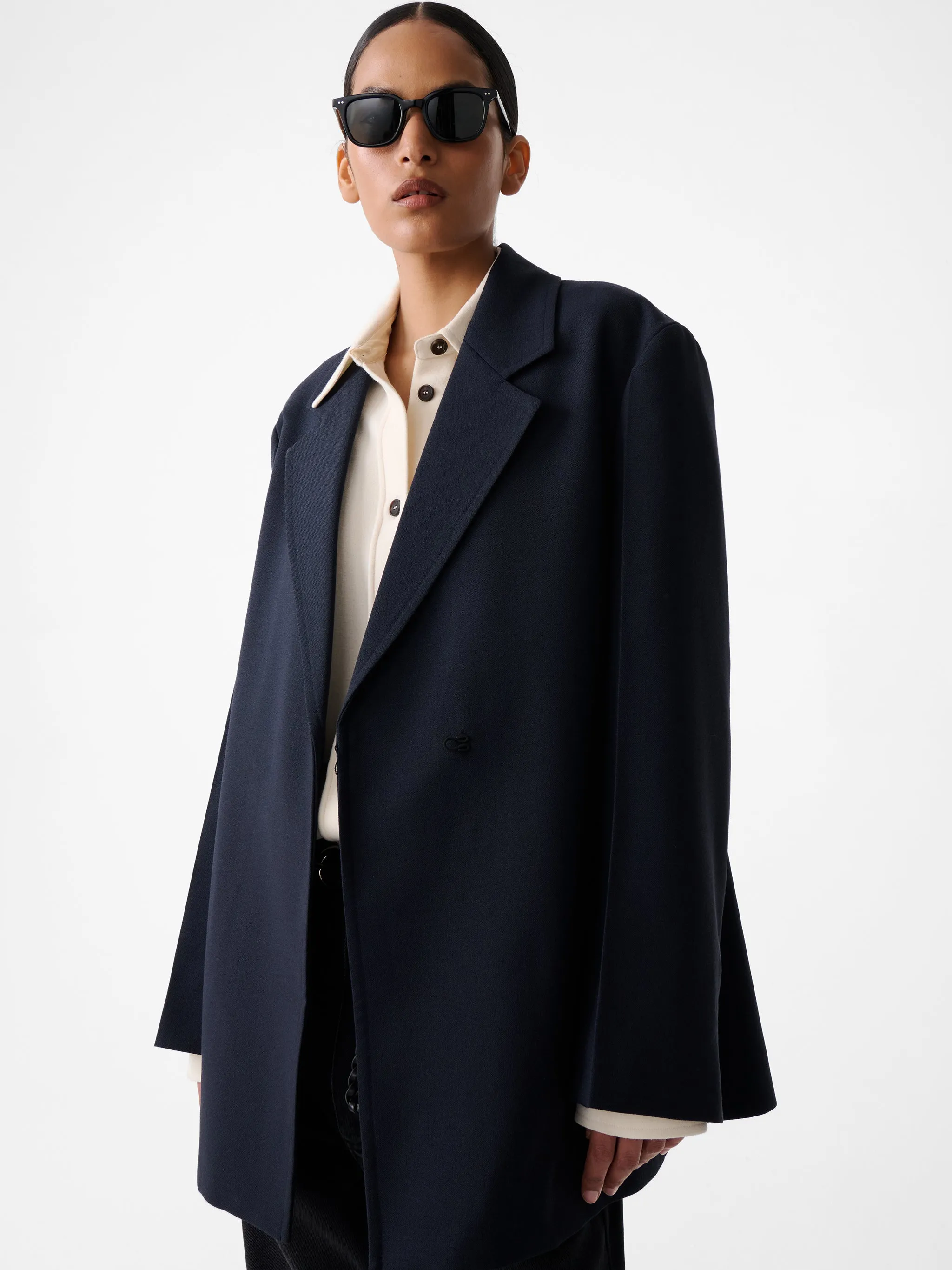 Araz Jacket in Darkest Navy sold by Studio Nicholson product image thumbnail 2