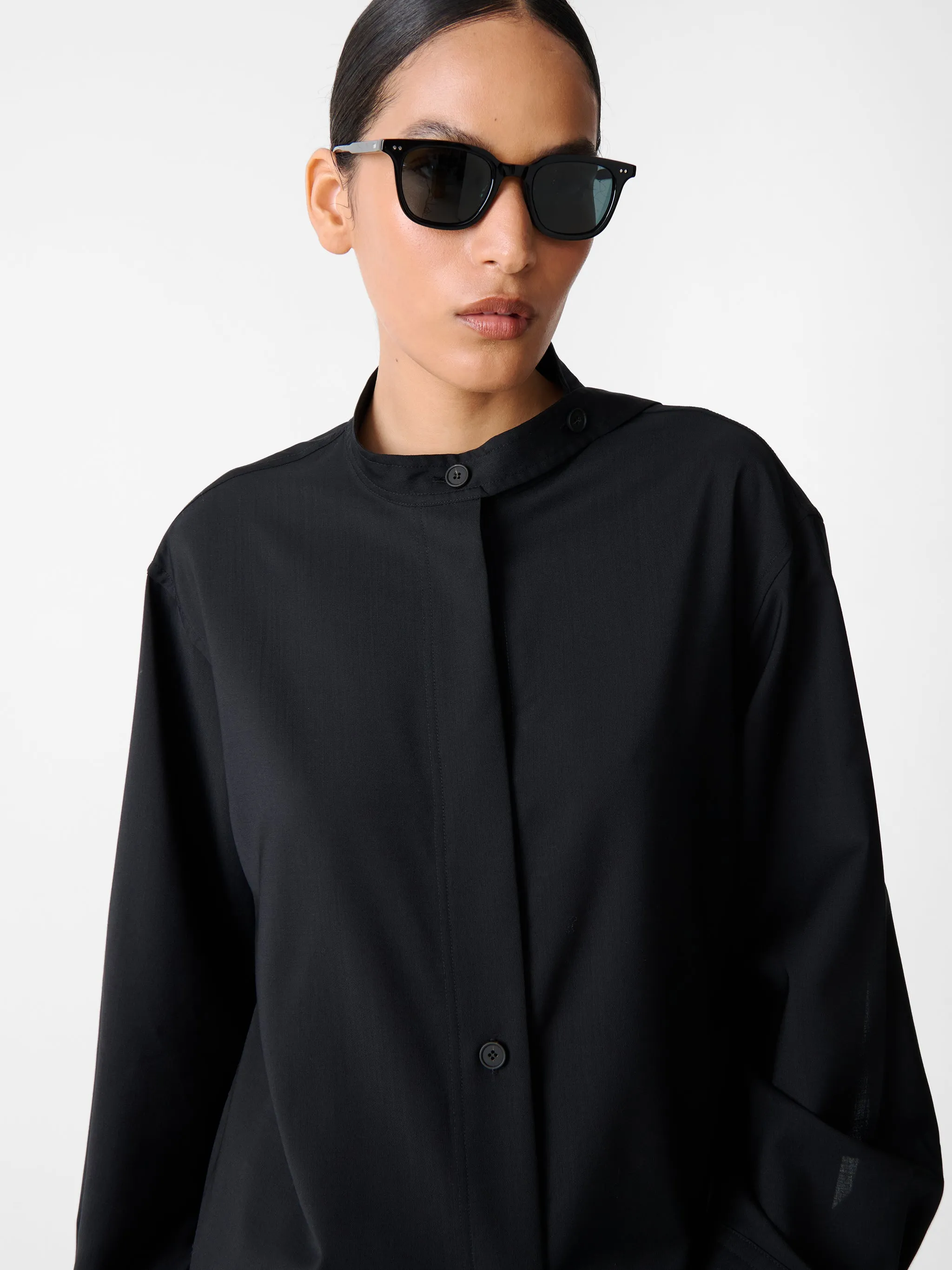 Wheeler Dress in Black sold by Studio Nicholson product image thumbnail 4