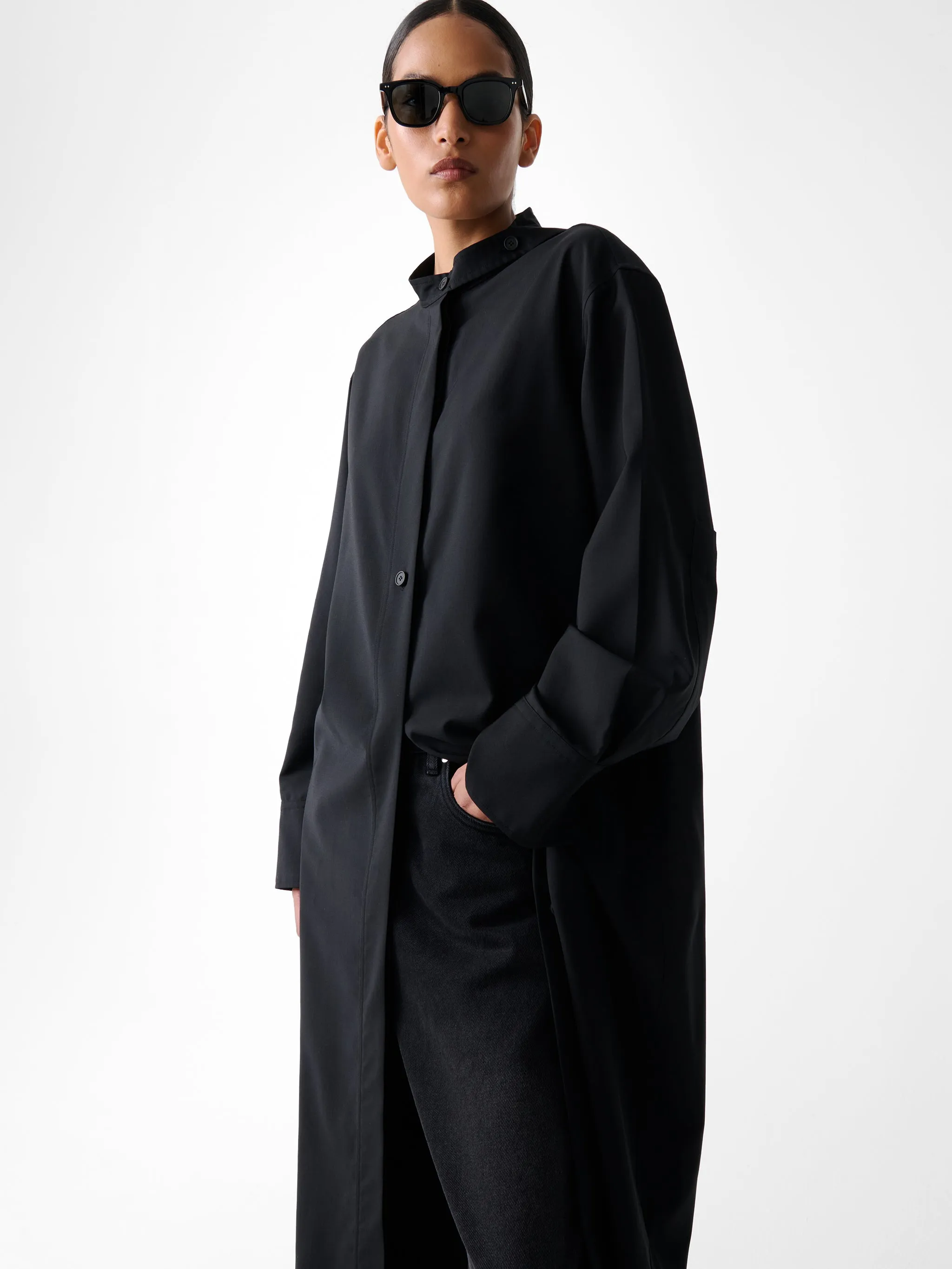 Wheeler Dress in Black sold by Studio Nicholson product image thumbnail 3