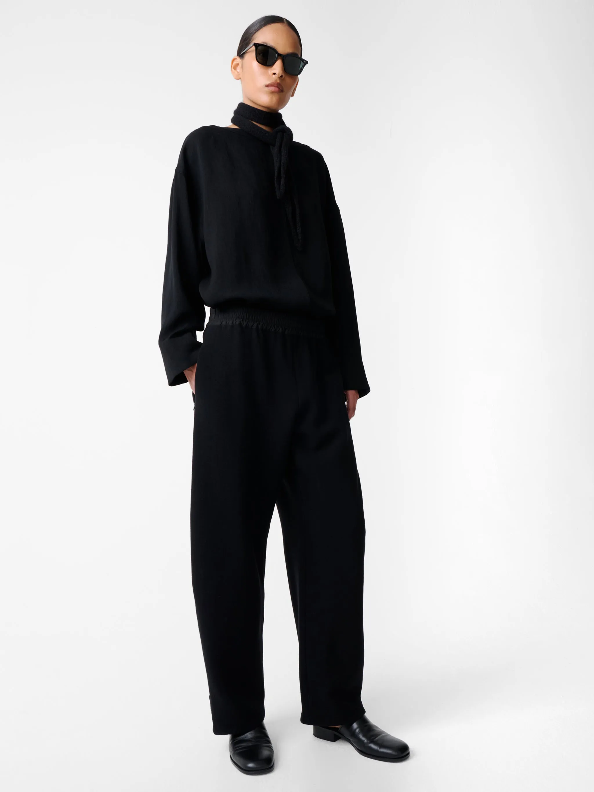 Lory Top in Black sold by Studio Nicholson product image thumbnail 3