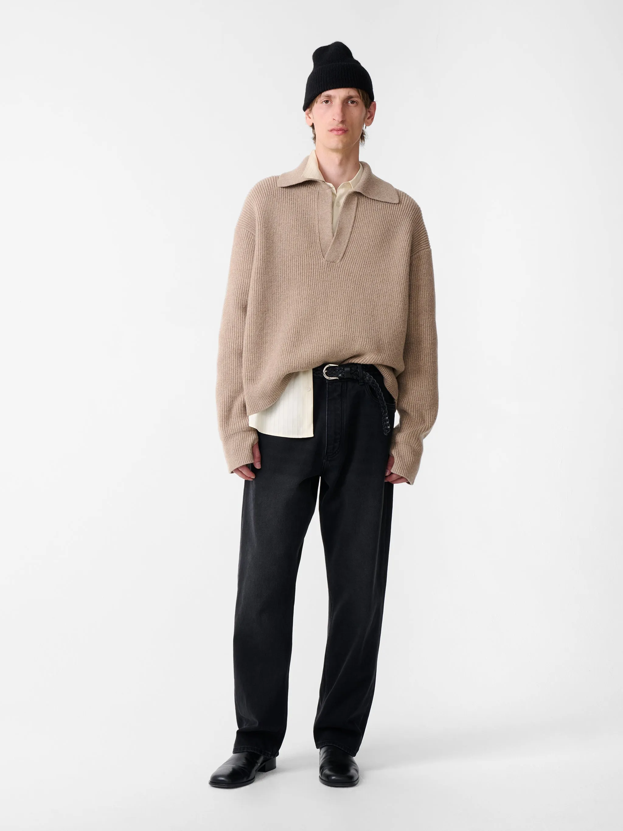 Nash Knit in Oatmeal sold by Studio Nicholson product image thumbnail 3