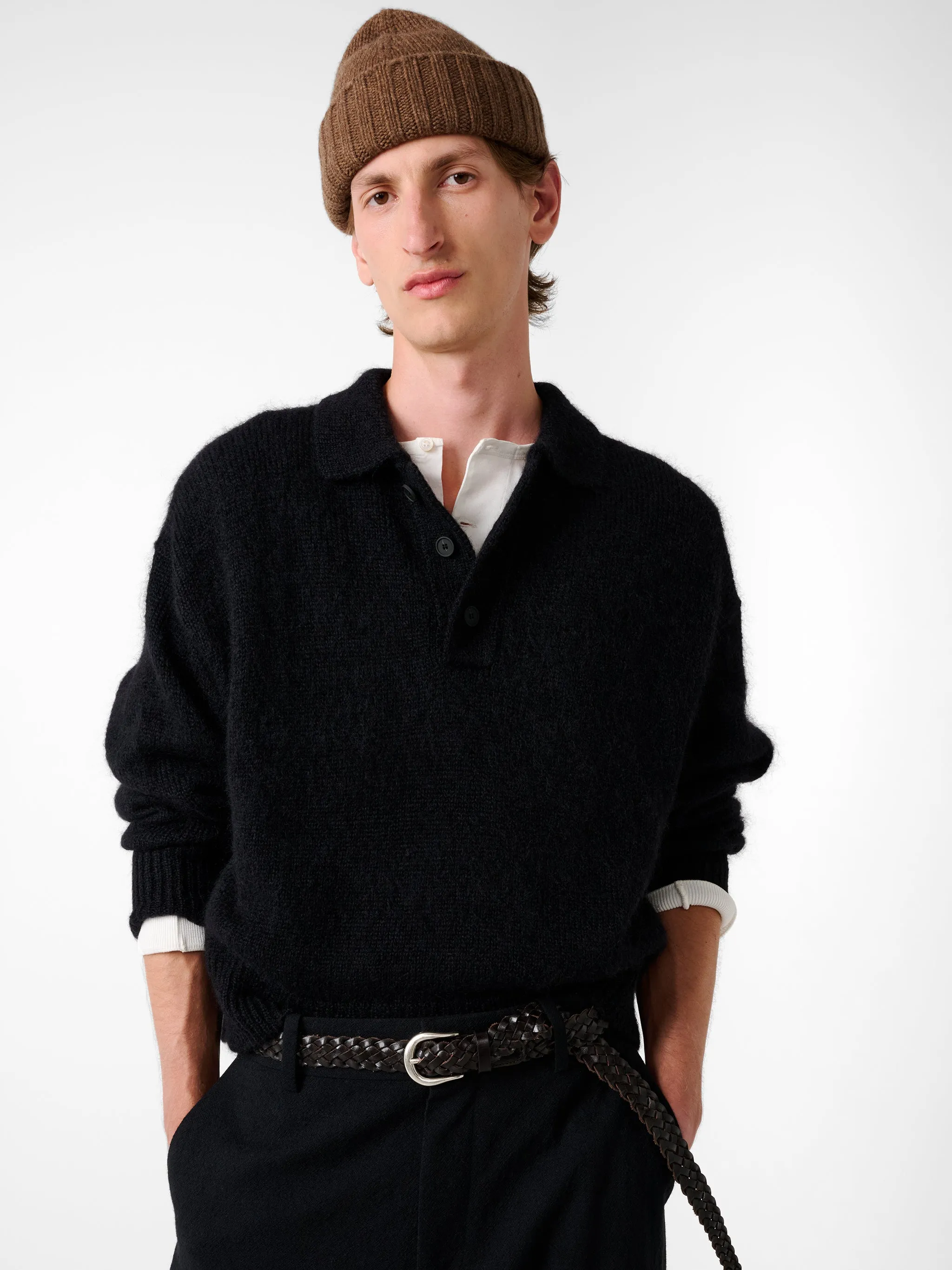 Dune Knit in Black sold by Studio Nicholson product image thumbnail 4