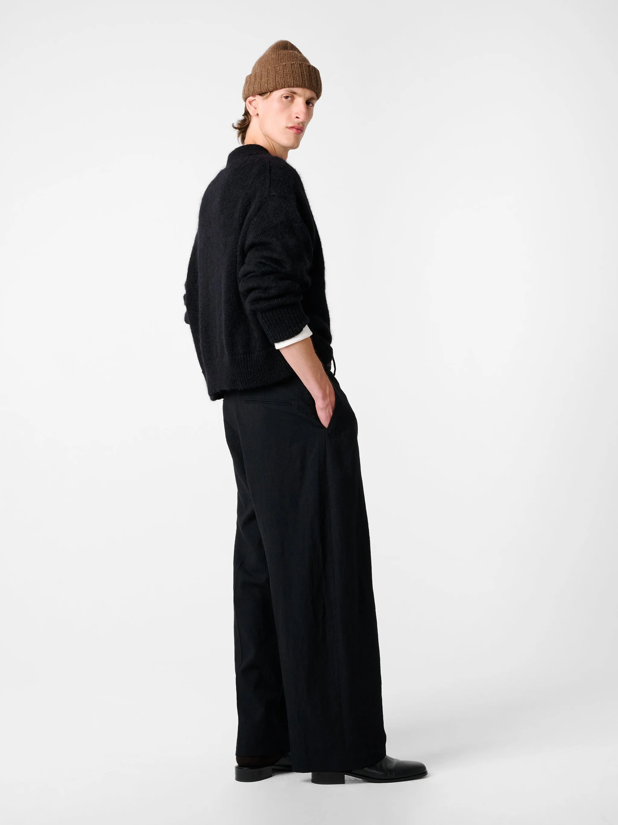 Dune Knit in Black sold by Studio Nicholson product image thumbnail 5
