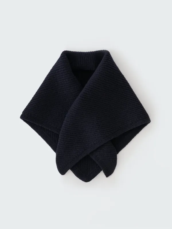 Pythagoras Scarf in Darkest Navy made by Studio Nicholson