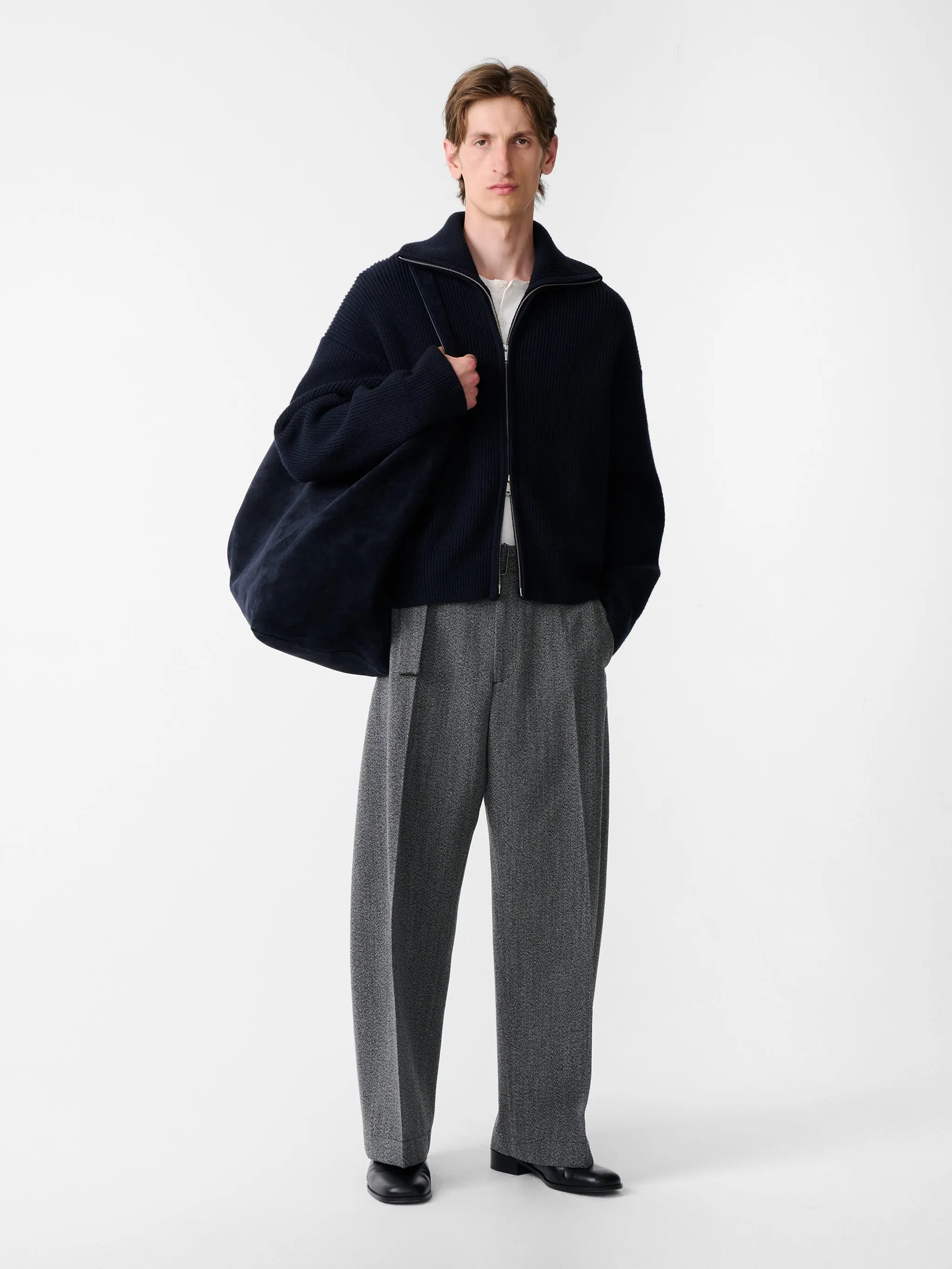 Sandos Knit in Darkest Navy sold by Studio Nicholson product image thumbnail 2