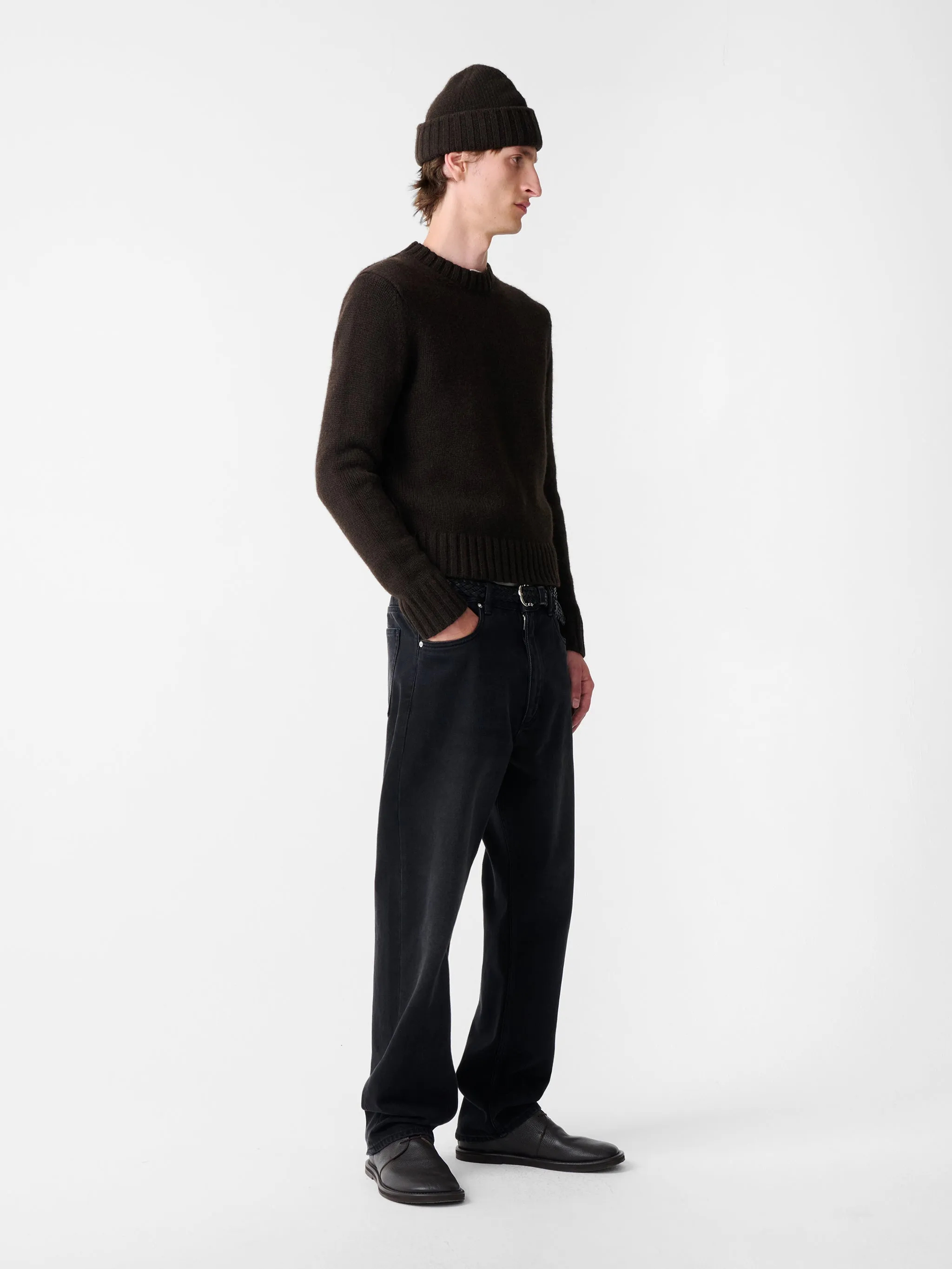 Cree Knit in Espresso Brown sold by Studio Nicholson product image thumbnail 3
