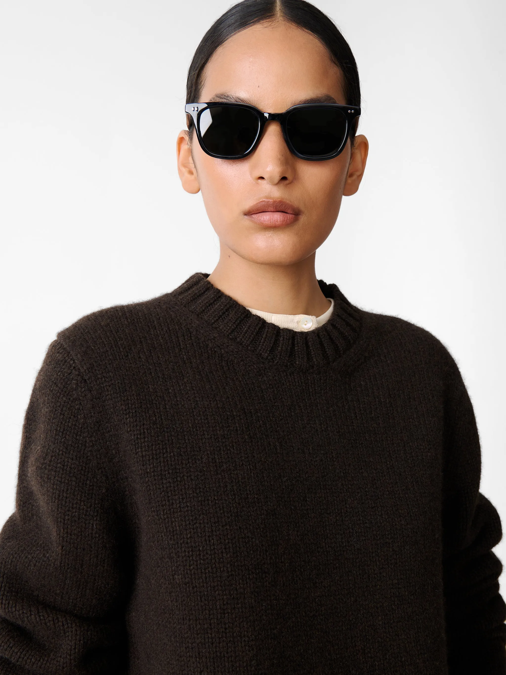 Cree Knit in Espresso Brown sold by Studio Nicholson product image thumbnail 4