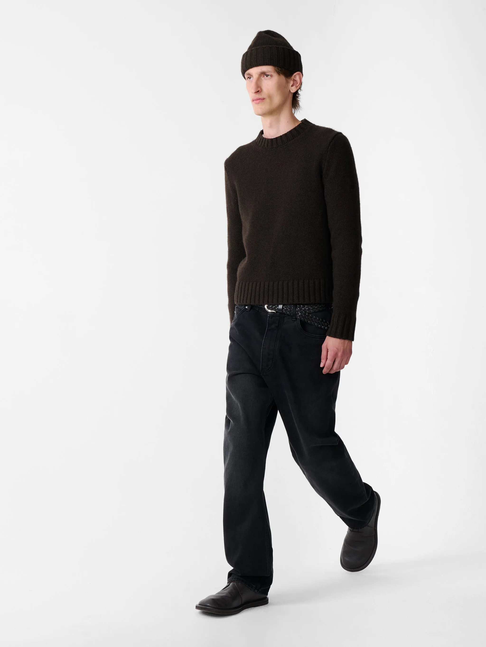 Cree Knit in Espresso Brown sold by Studio Nicholson product image thumbnail 5