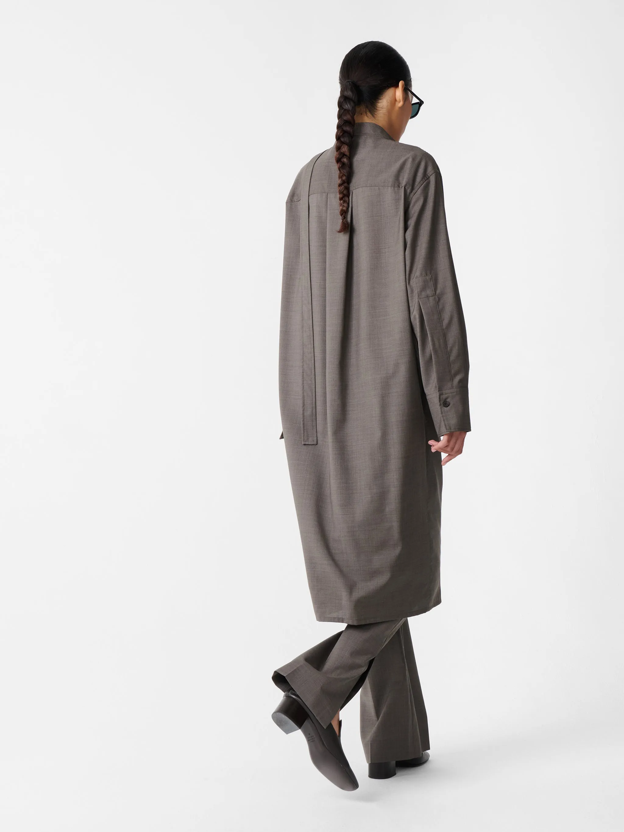 Wheeler Dress in Melange sold by Studio Nicholson product image thumbnail 4