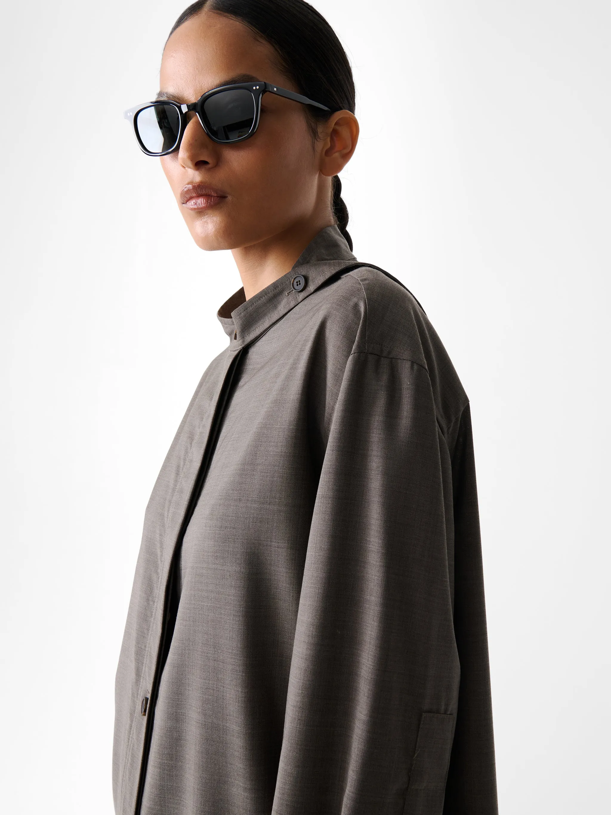 Wheeler Dress in Melange sold by Studio Nicholson product image thumbnail 5