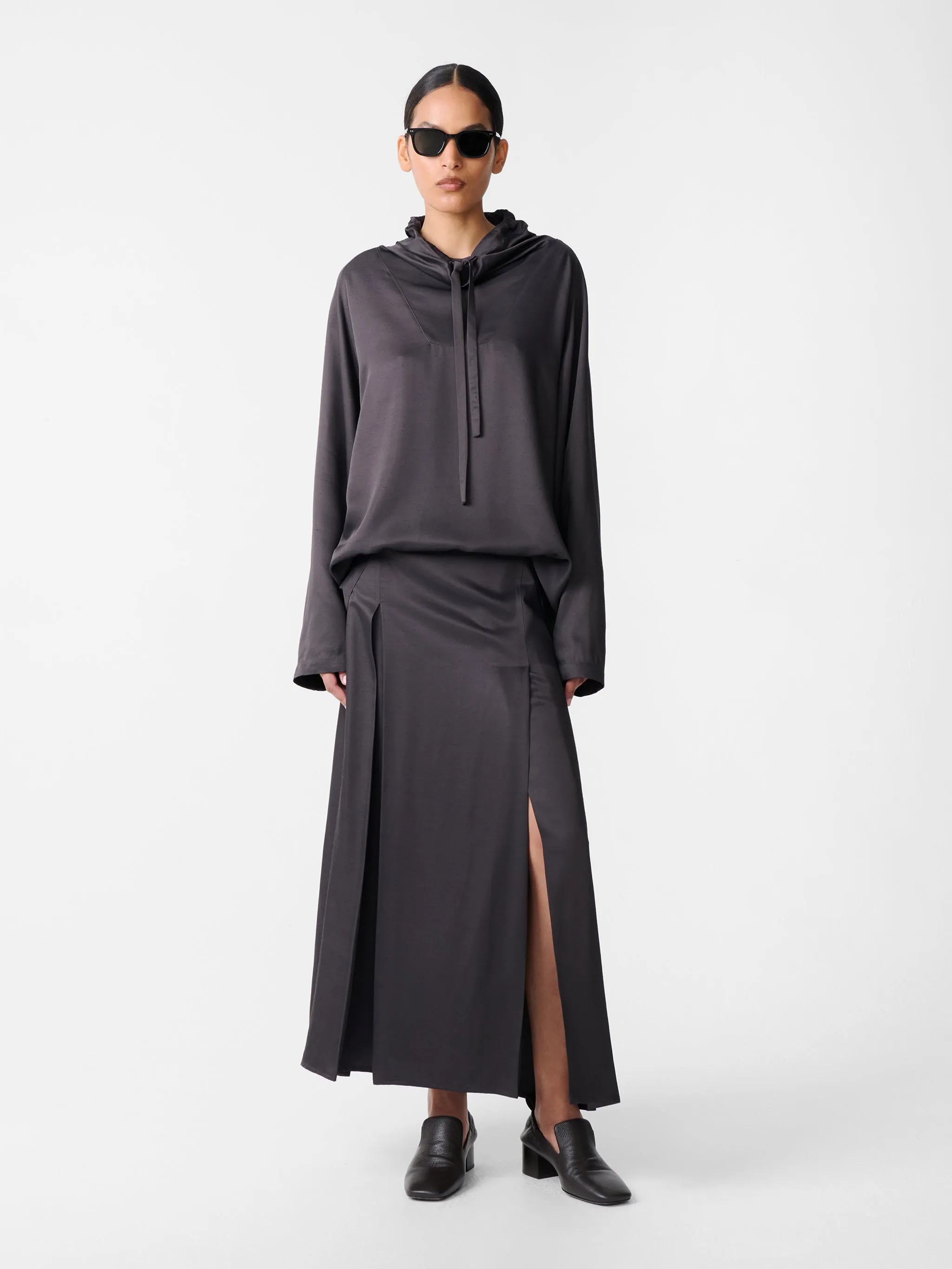 Youri Skirt in Slate sold by Studio Nicholson product image thumbnail 3