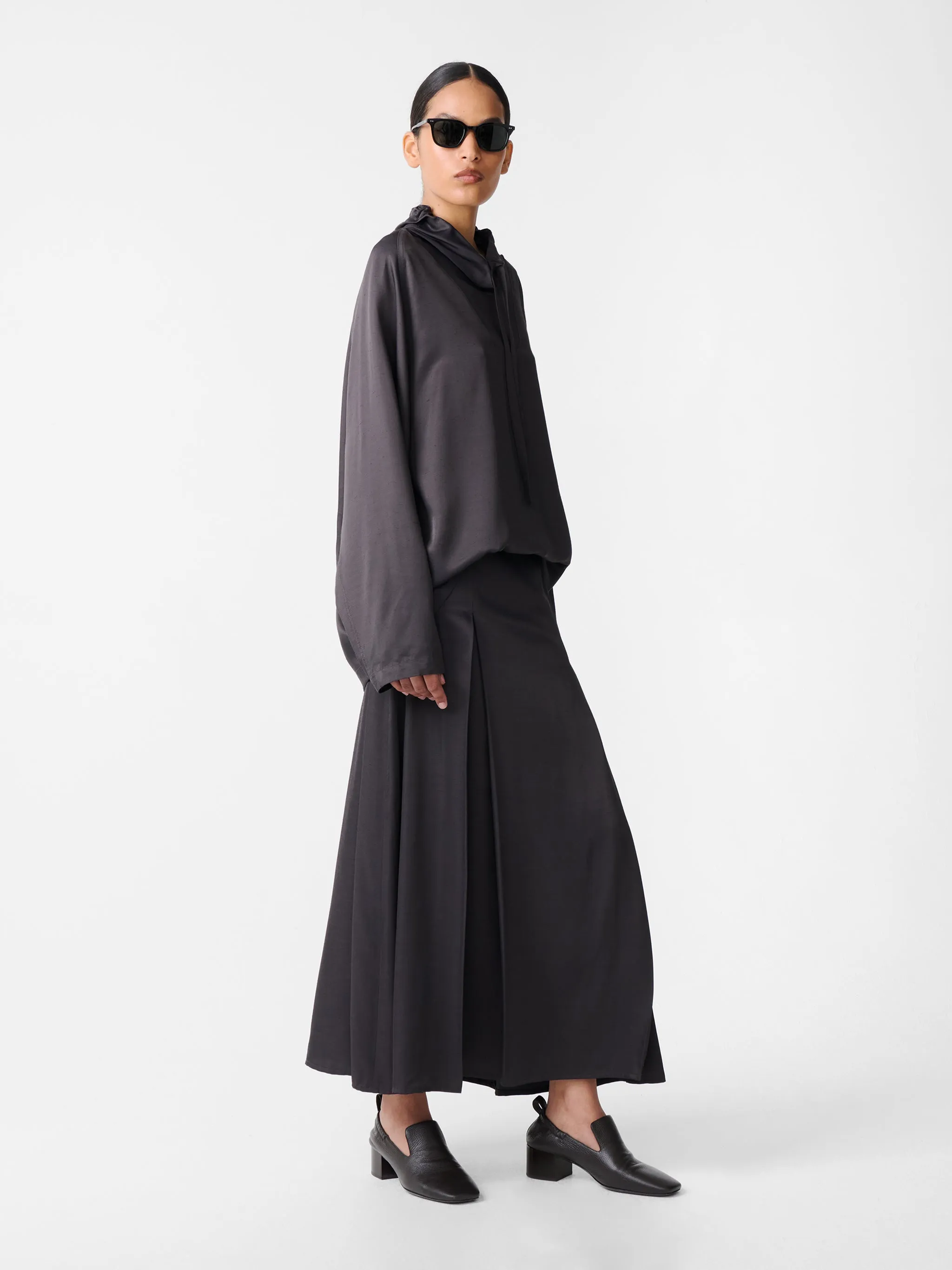 Mirelle Top in Slate sold by Studio Nicholson