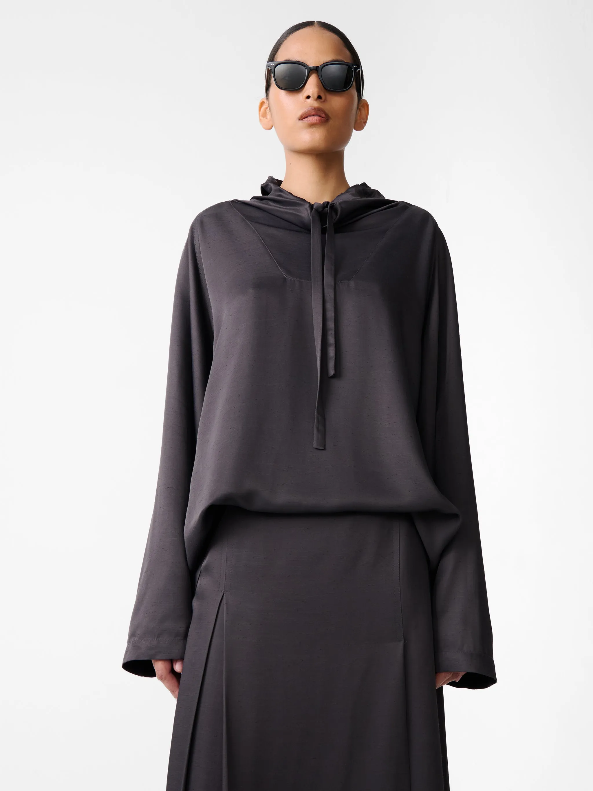 Mirelle Top in Slate sold by Studio Nicholson product image thumbnail 5