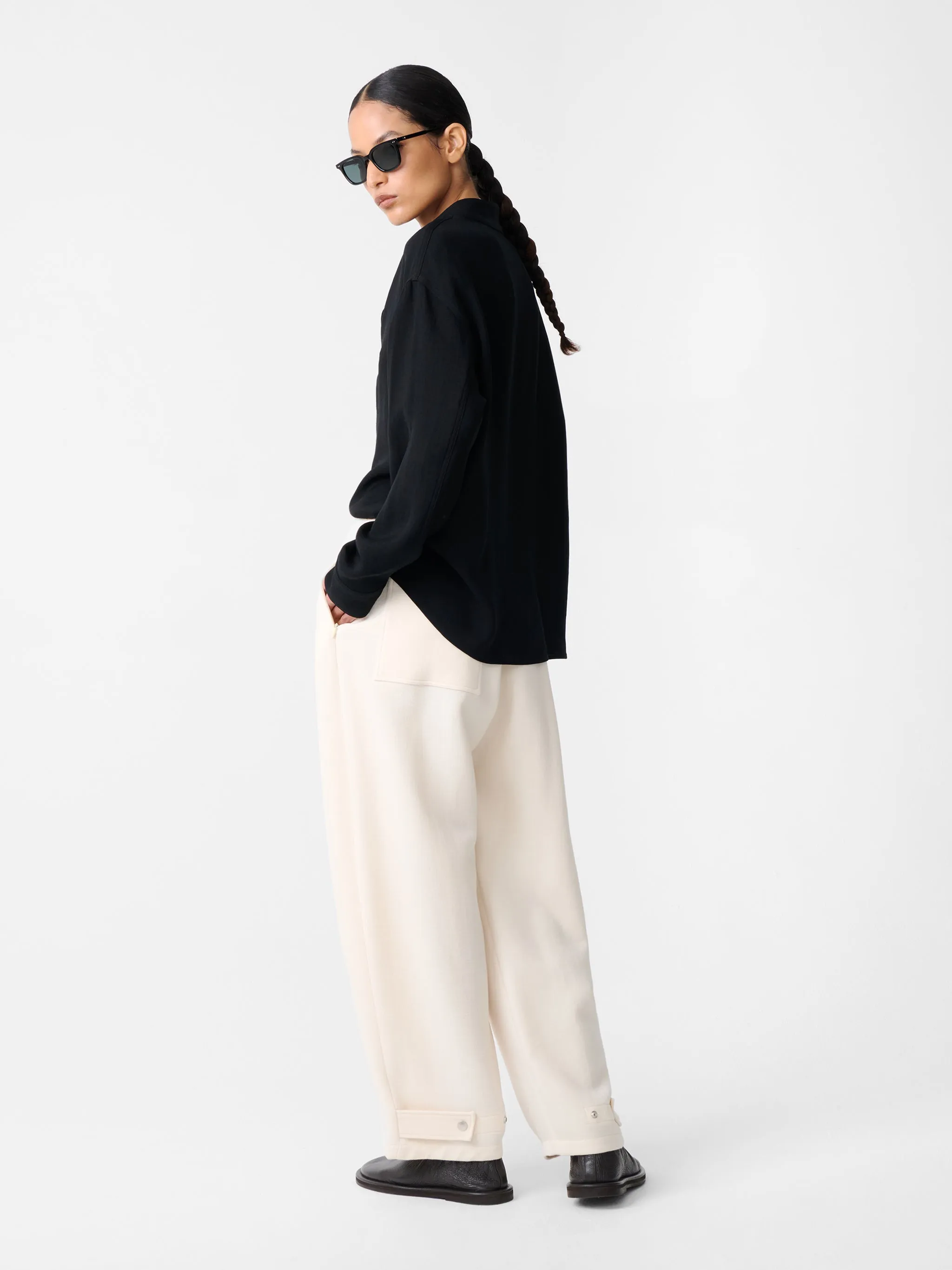 Thalo Pant in Chalk sold by Studio Nicholson