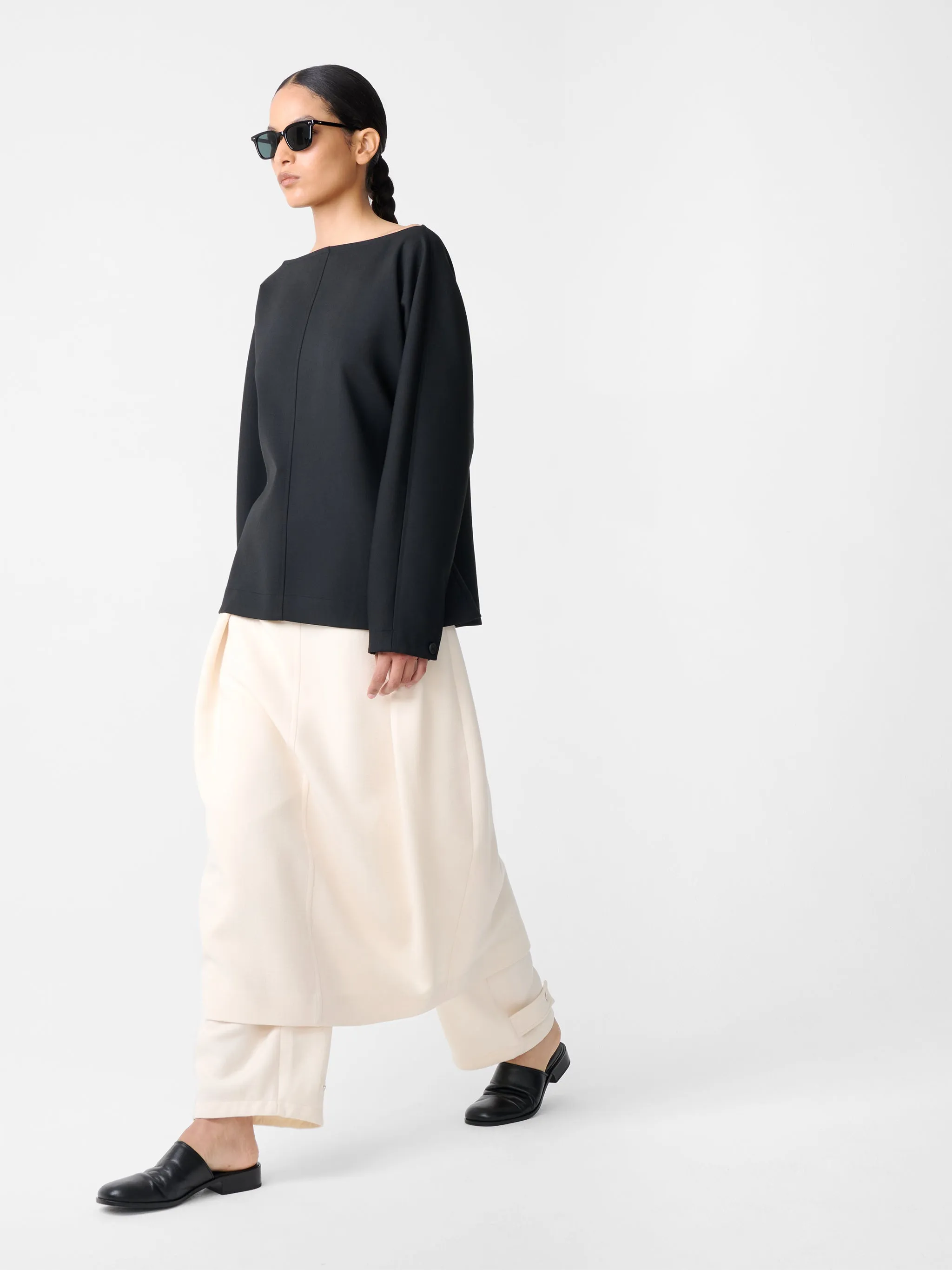 Caten Top in Black sold by Studio Nicholson product image thumbnail 5