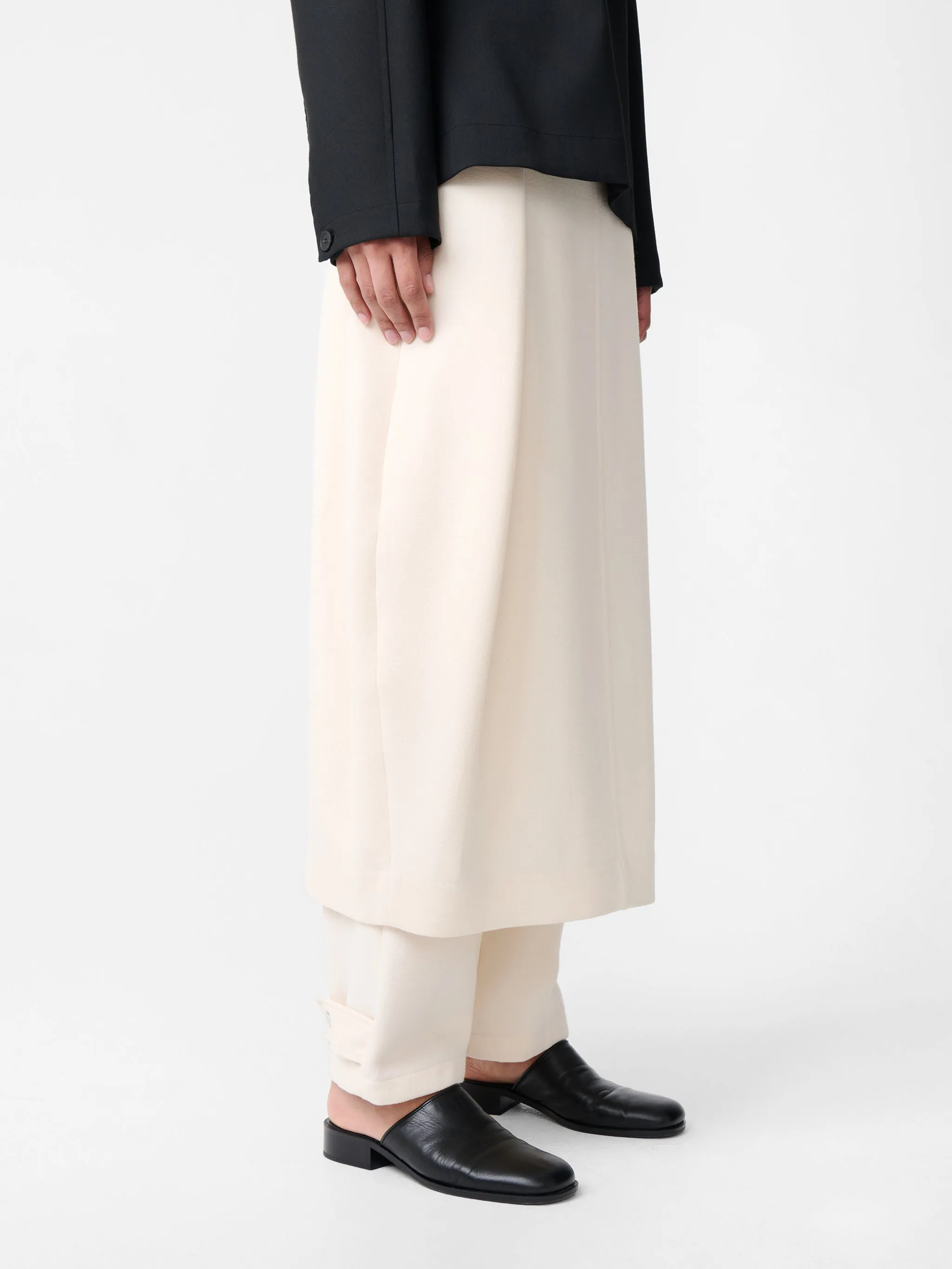 Aru Skirt in Chalk sold by Studio Nicholson product image thumbnail 5