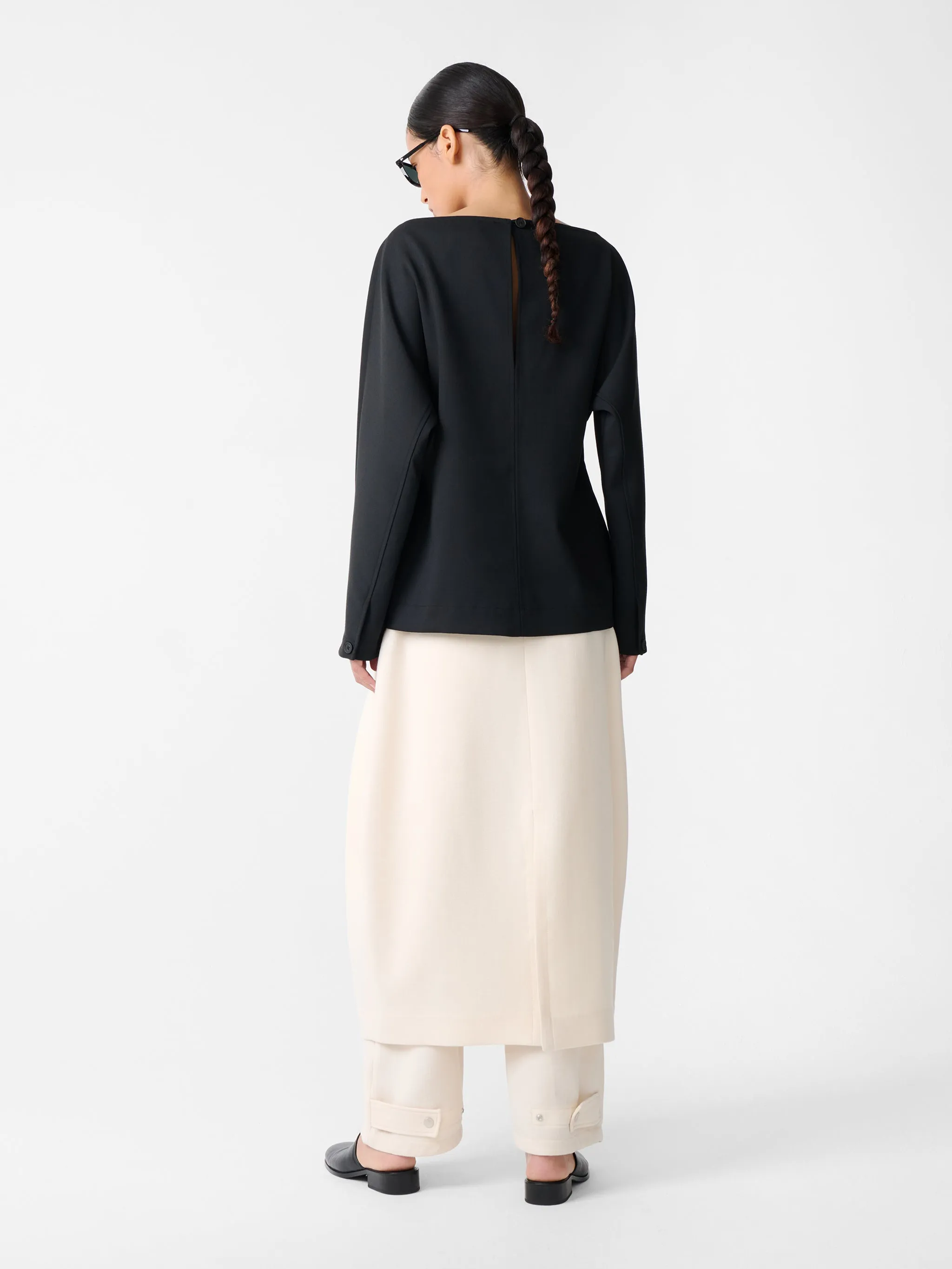 Aru Skirt in Chalk sold by Studio Nicholson product image thumbnail 4