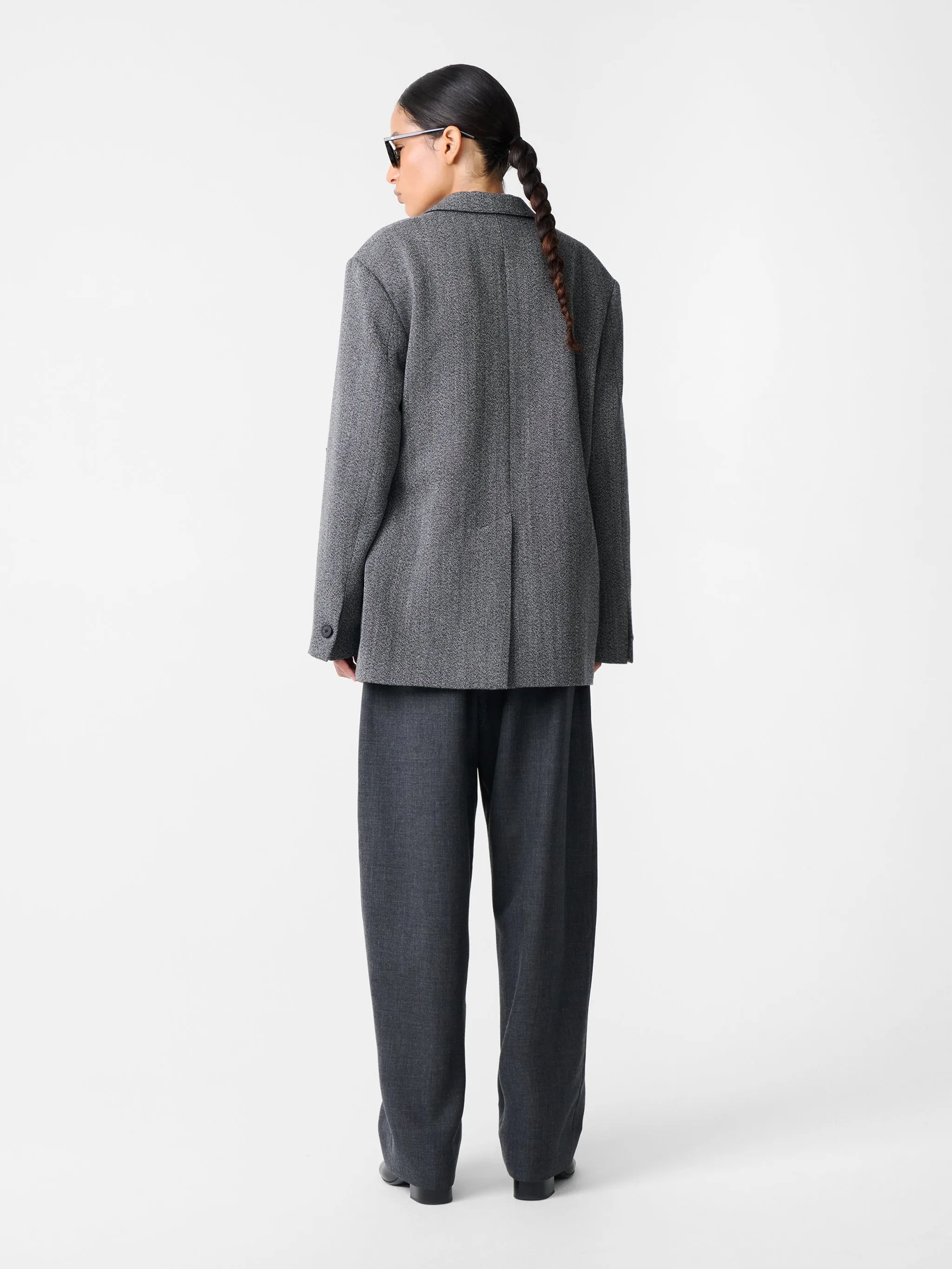 Silas Jacket in Black / White sold by Studio Nicholson product image thumbnail 5