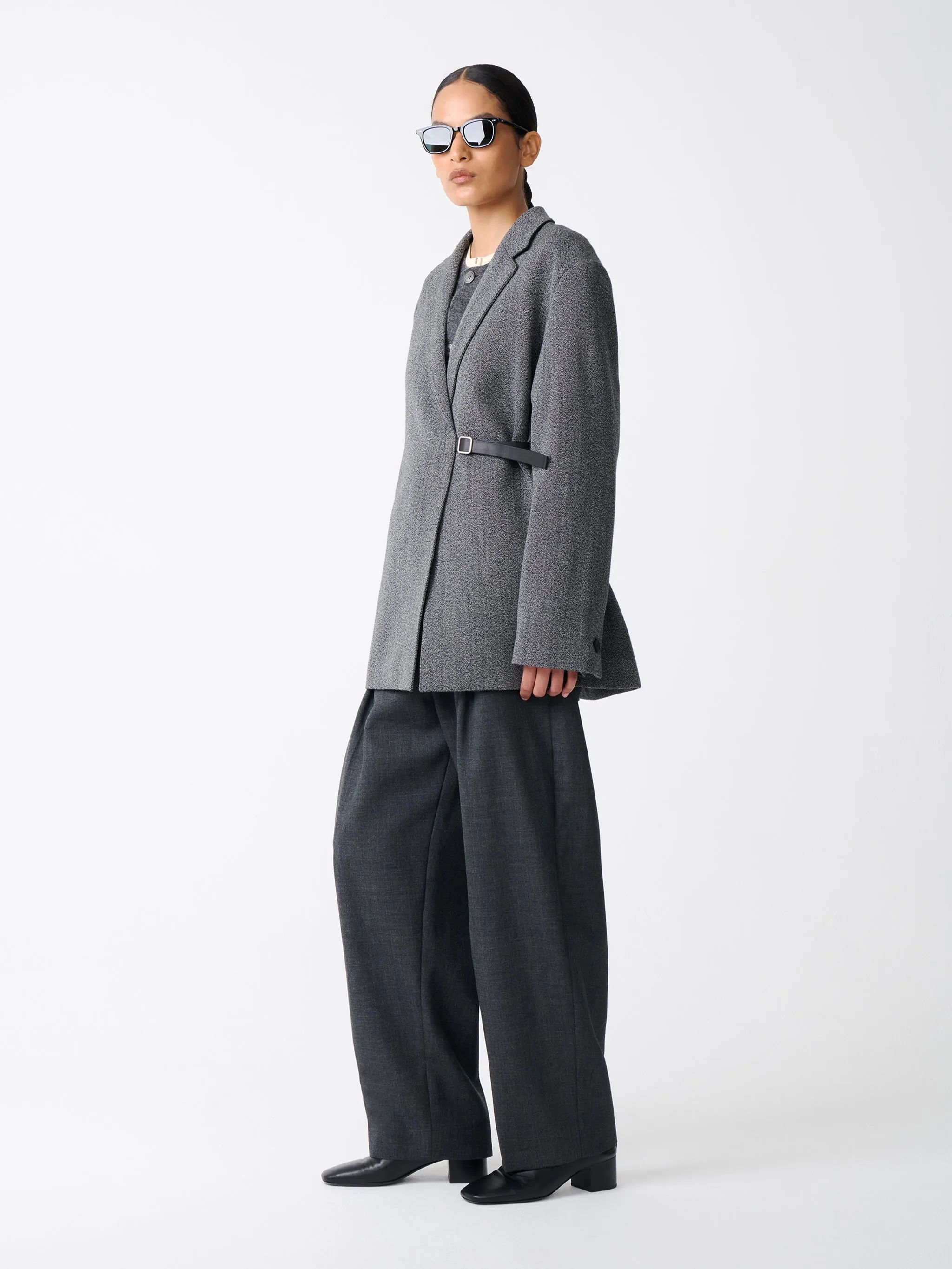 Silas Jacket in Black / White sold by Studio Nicholson