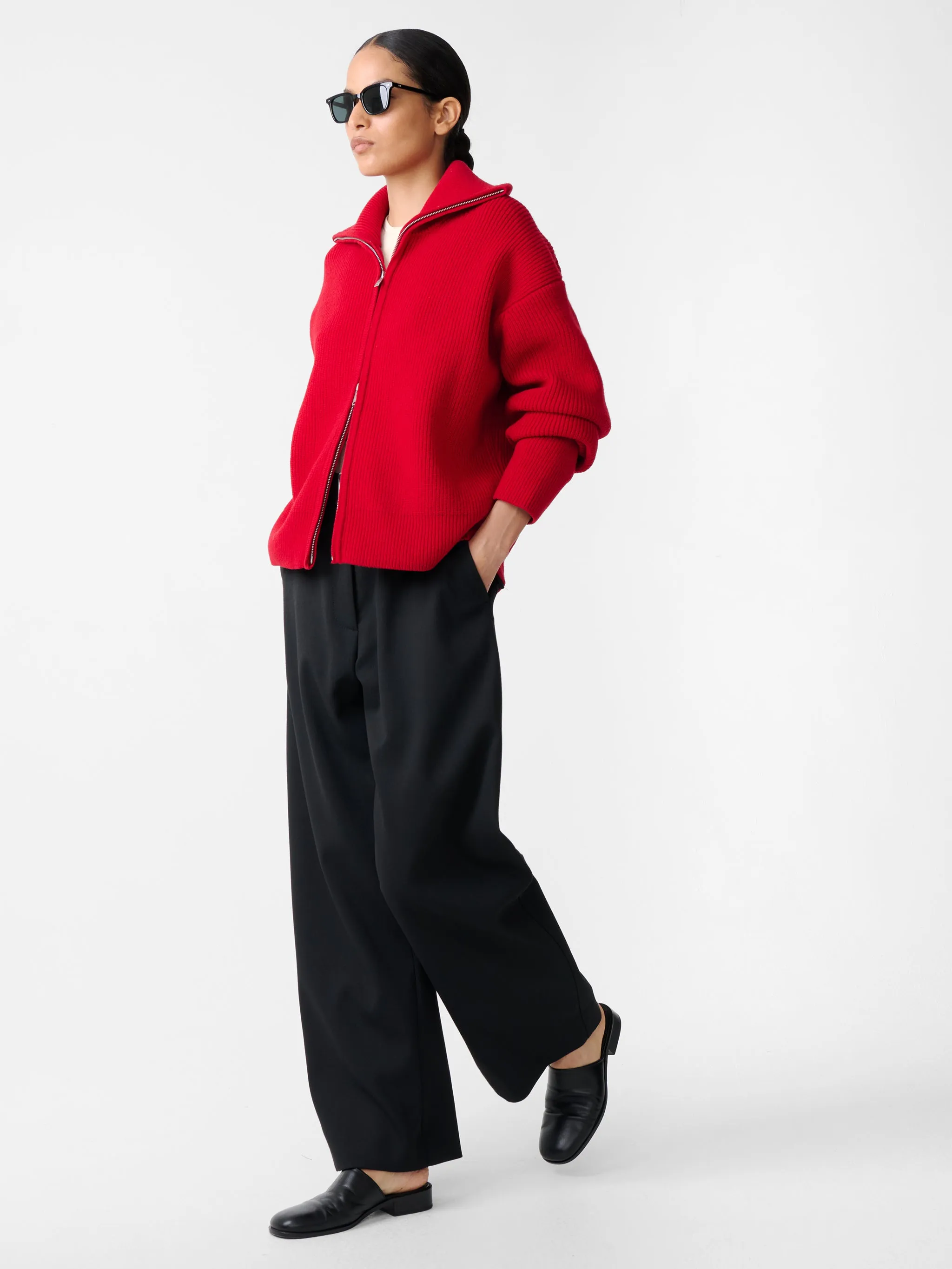 Doring Viscose Pant in Black sold by Studio Nicholson product image thumbnail 4