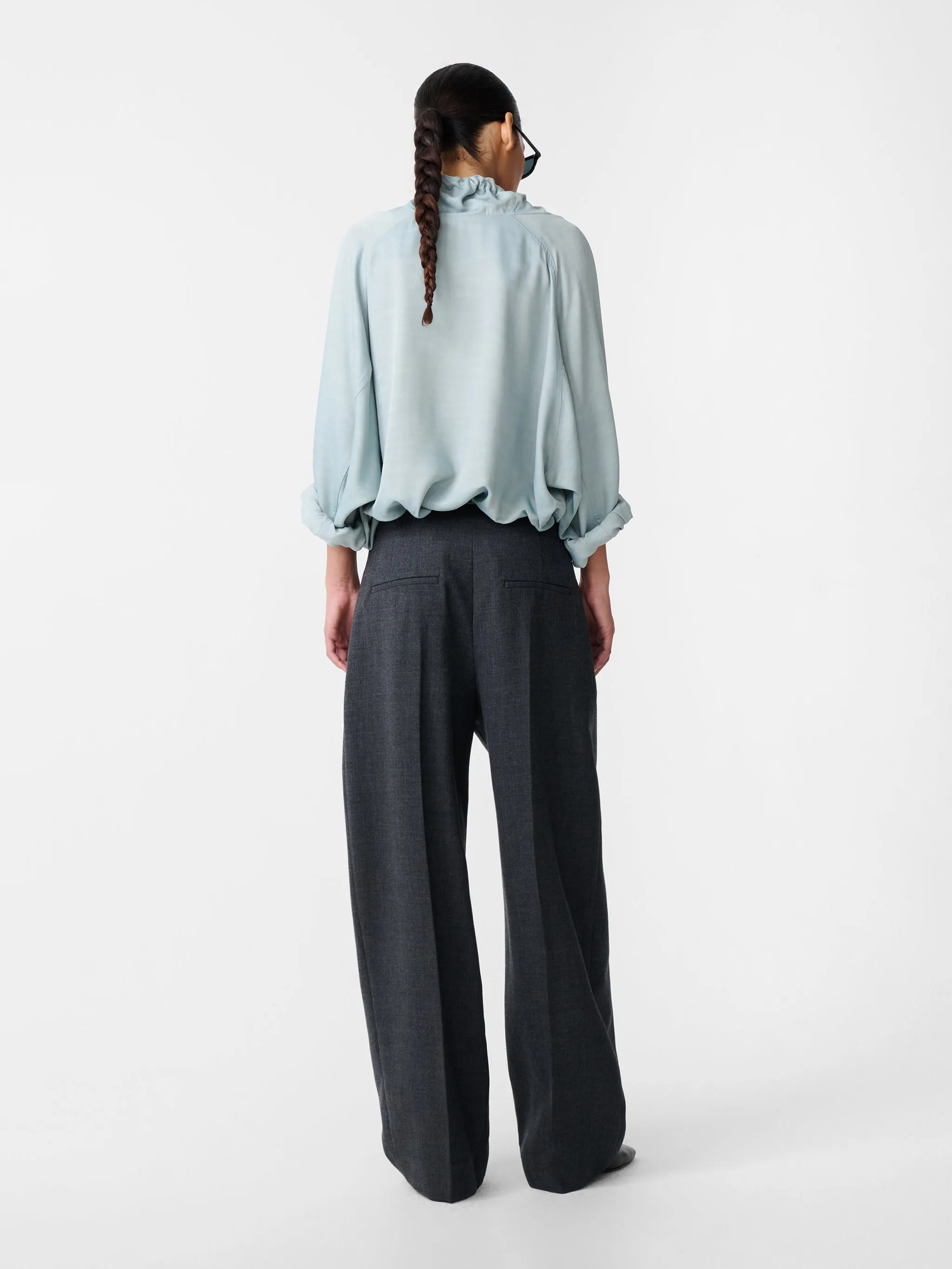 Lira Pant in Slate Melange sold by Studio Nicholson product image thumbnail 3