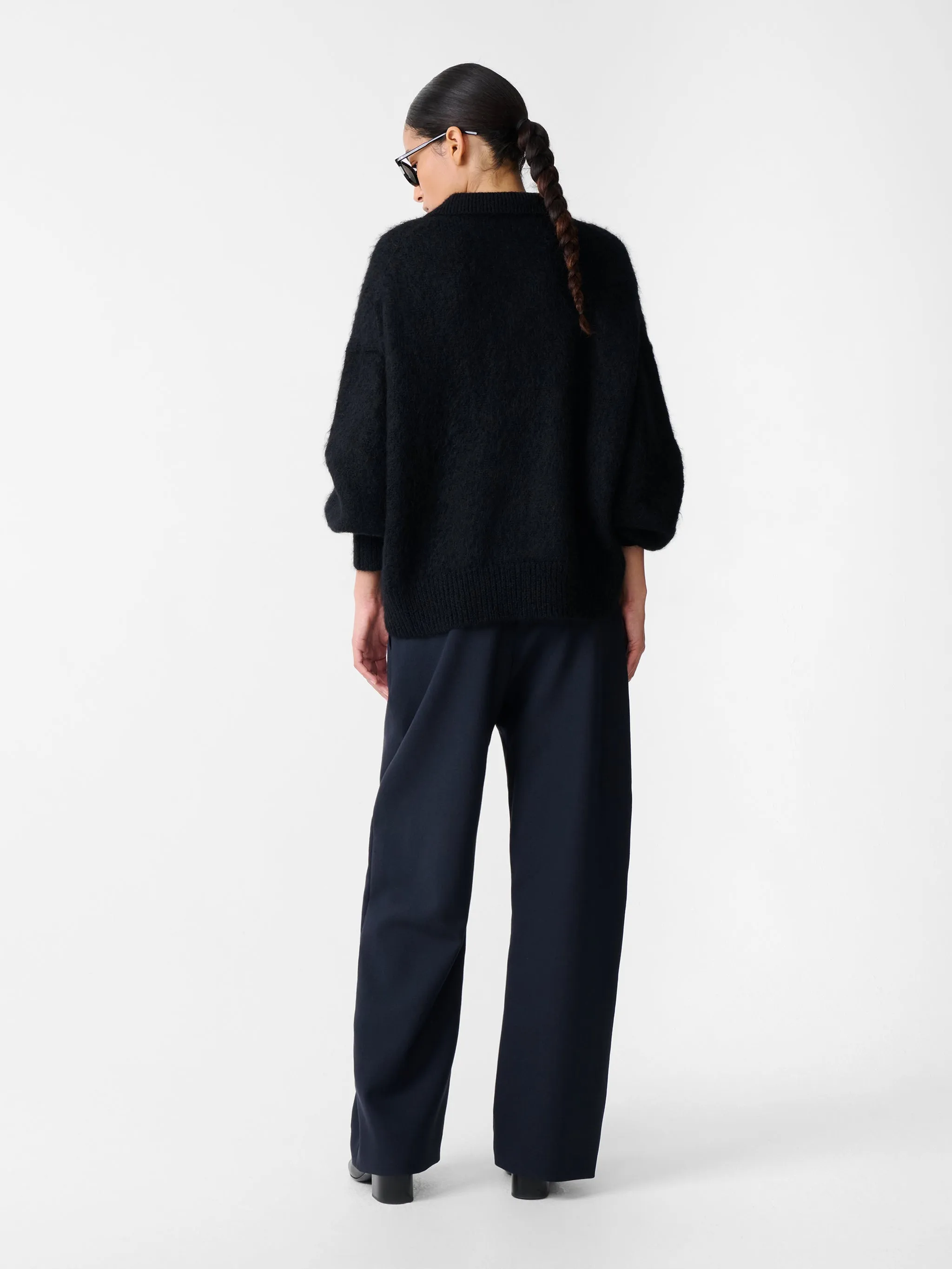 Trouvi Pant in Darkest Navy sold by Studio Nicholson product image thumbnail 2