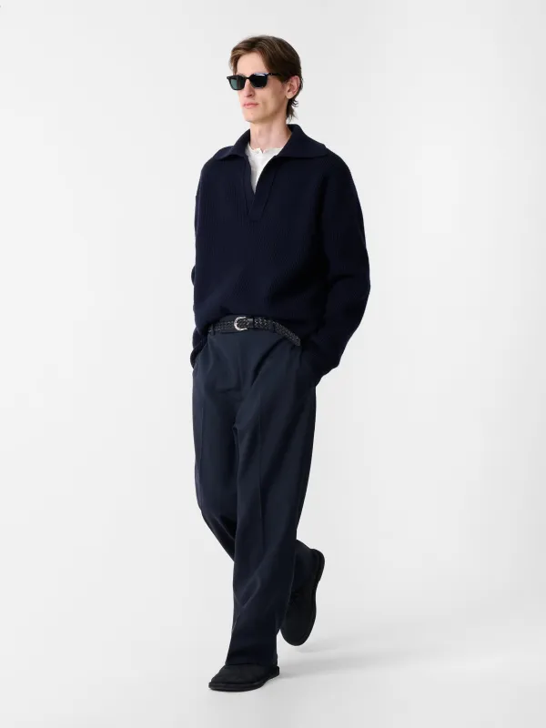 Ester Pant in Darkest Navy sold by Studio Nicholson